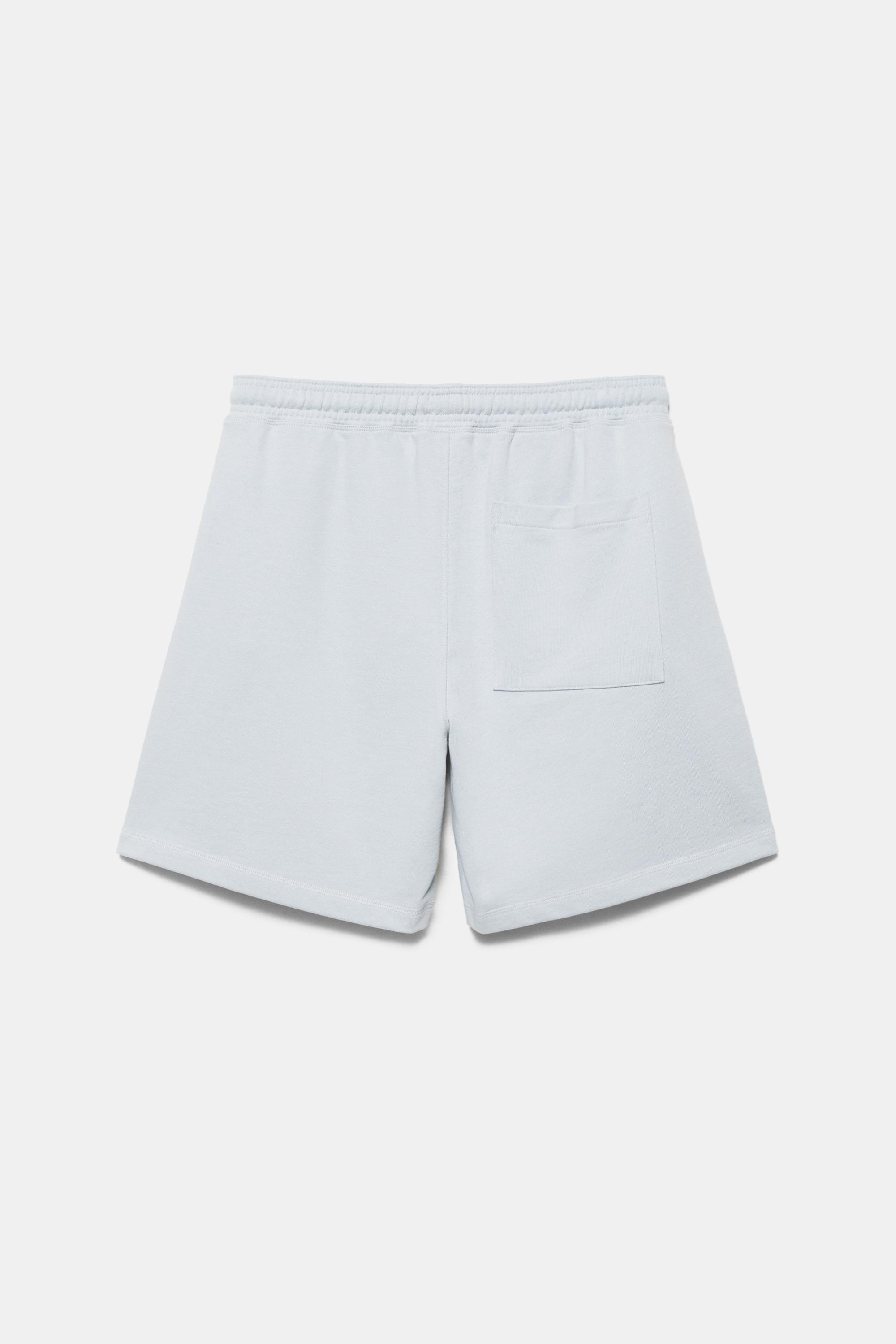 Logolu jogger bermuda şort - Görsel 123