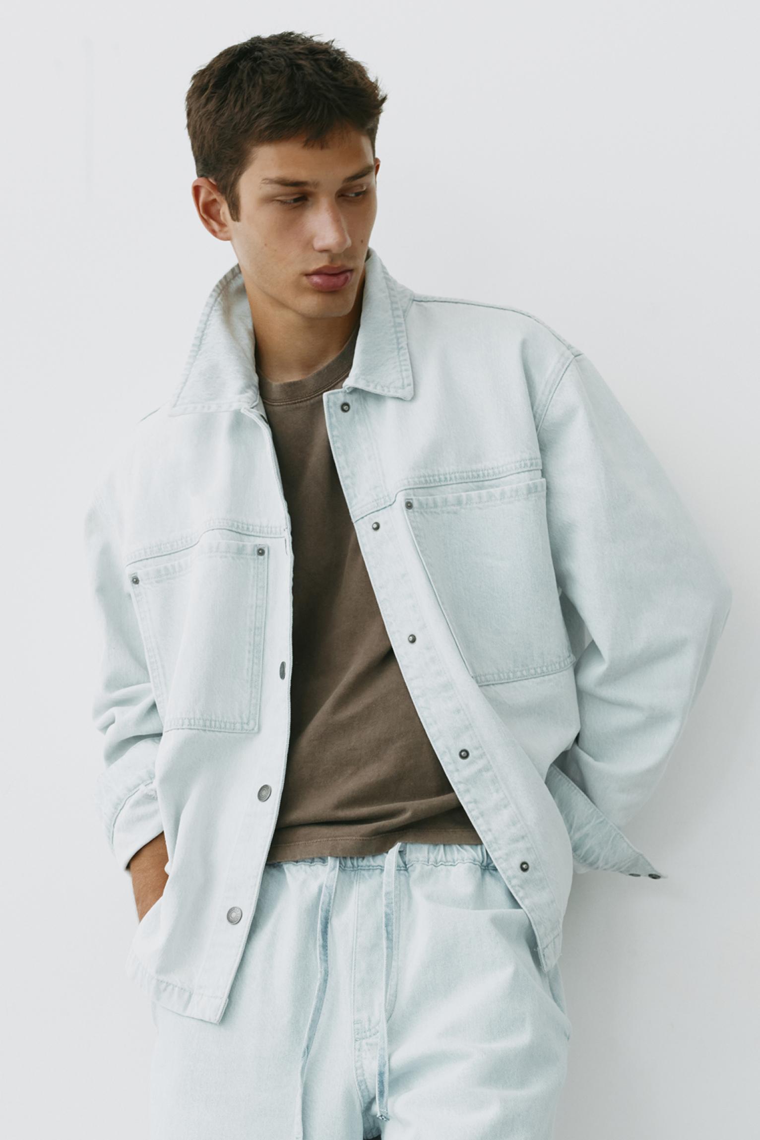 Giacca Camicia In Denim