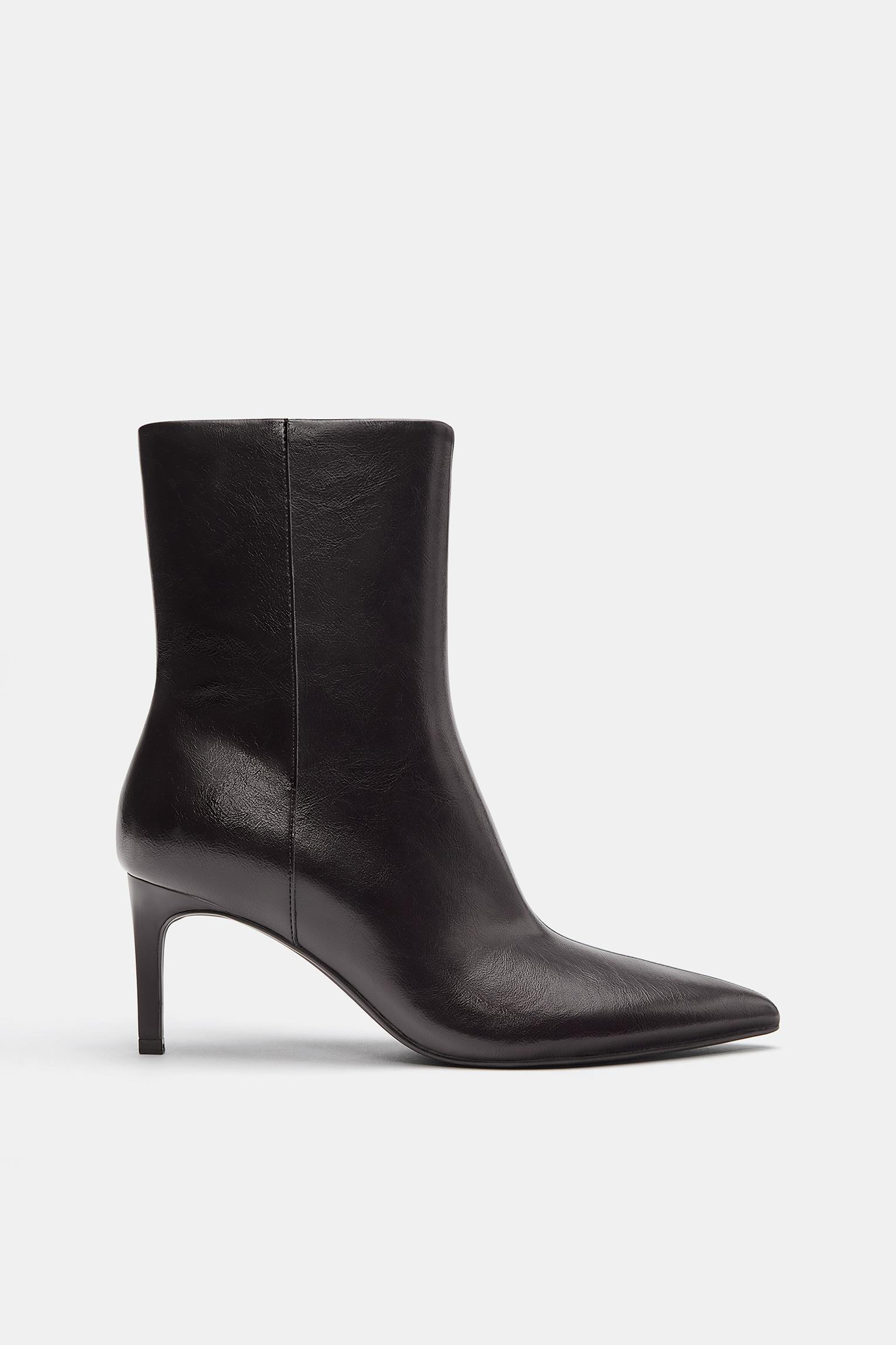 Stiletto heel ankle boots — Brown