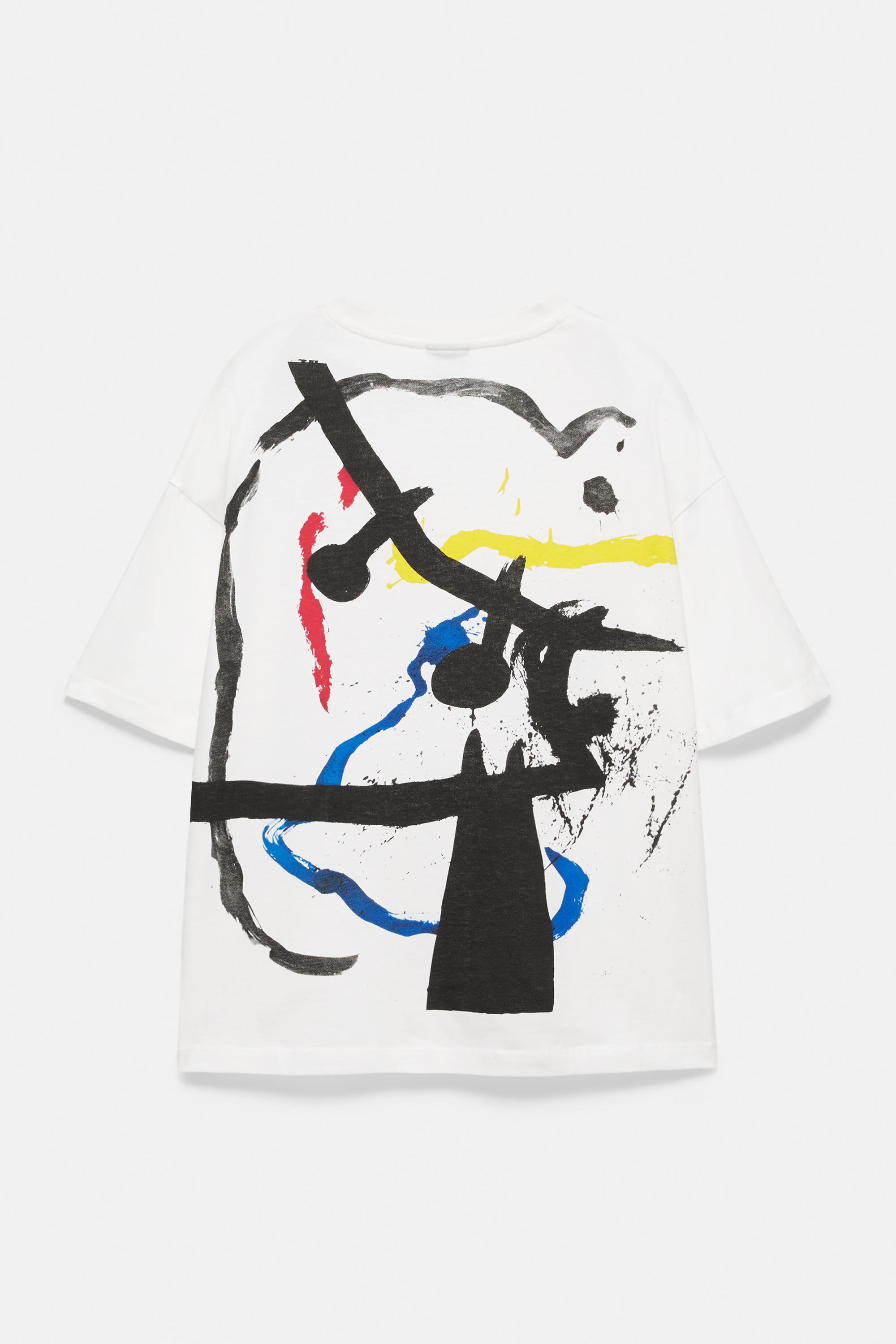 Relaxed fit Miró T-shirt — Off white