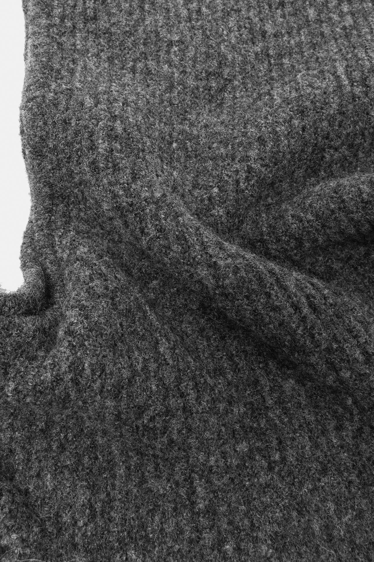 Balaclava with scarf — Anthracite grey