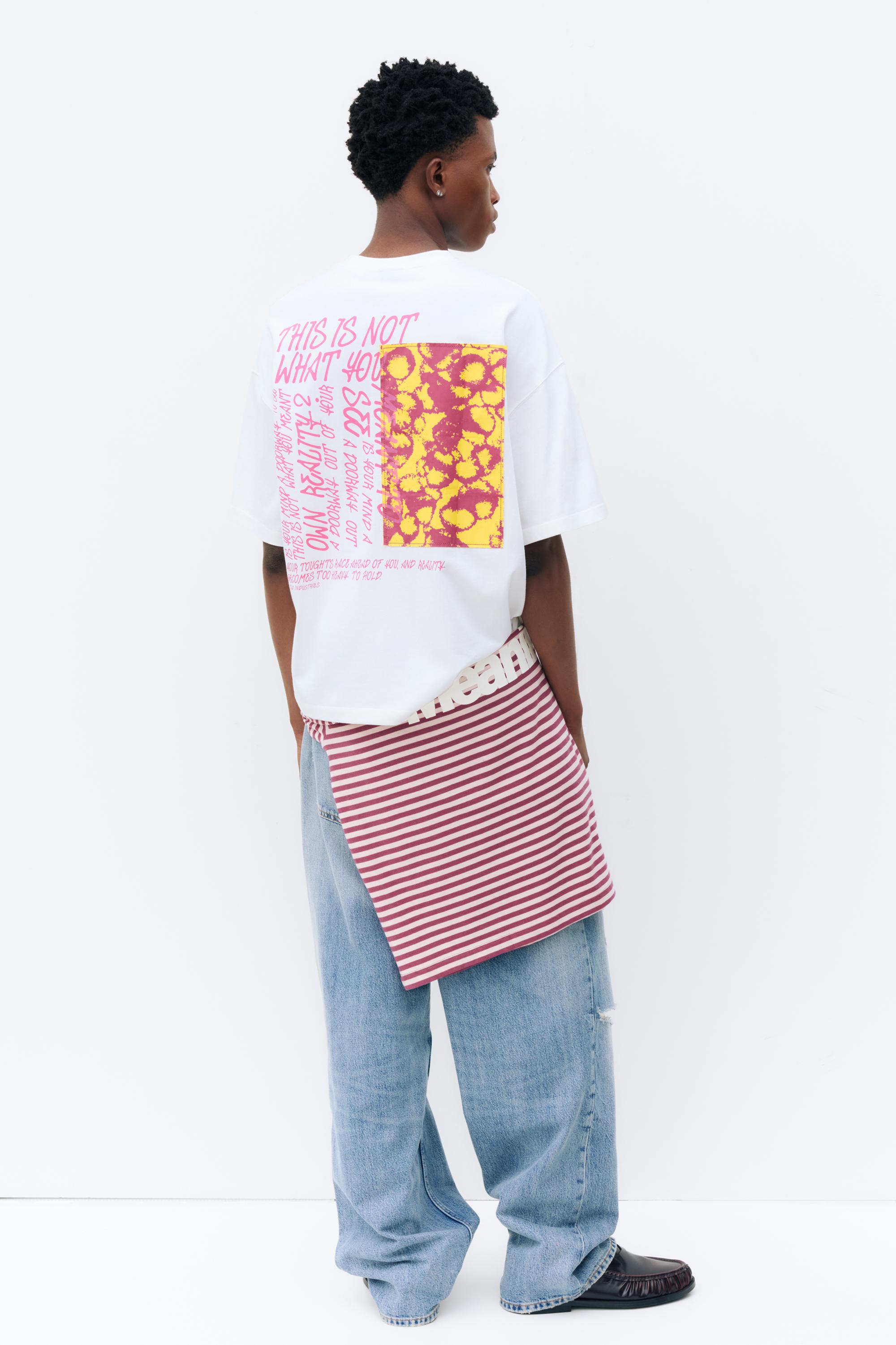 STWD graphic boxy T-shirt — White