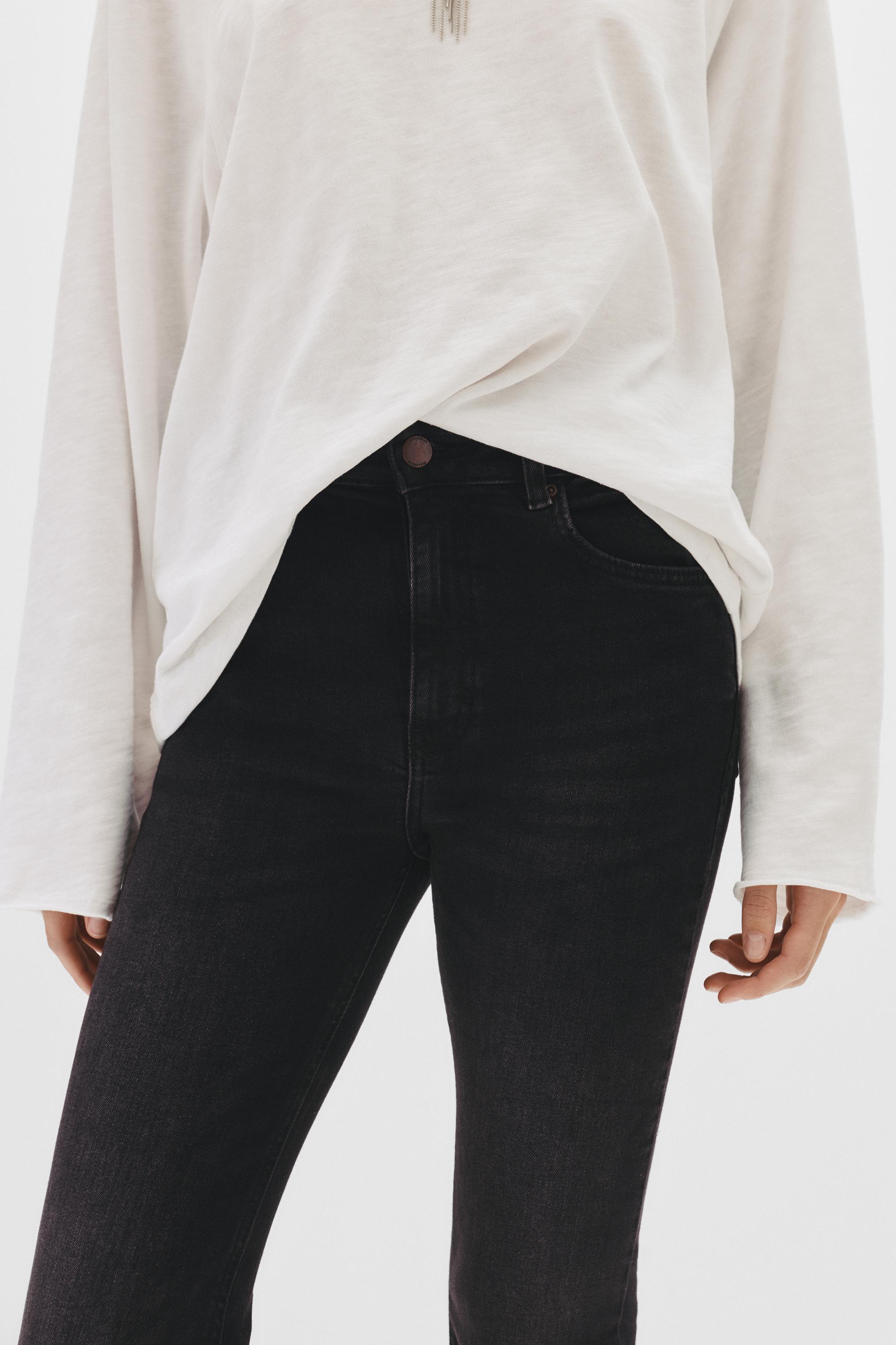 Yüksek bel çan paça jean - Görsel 23