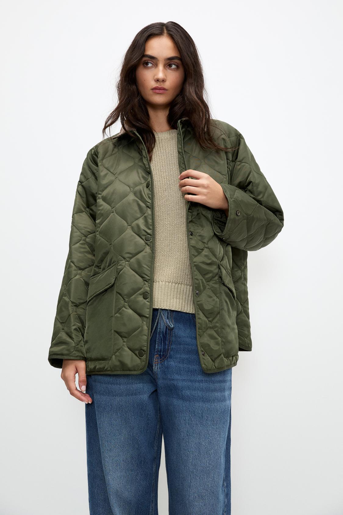 Chaqueta Acolchada Chaqueta Reversible Pull And Bear Chaquetones