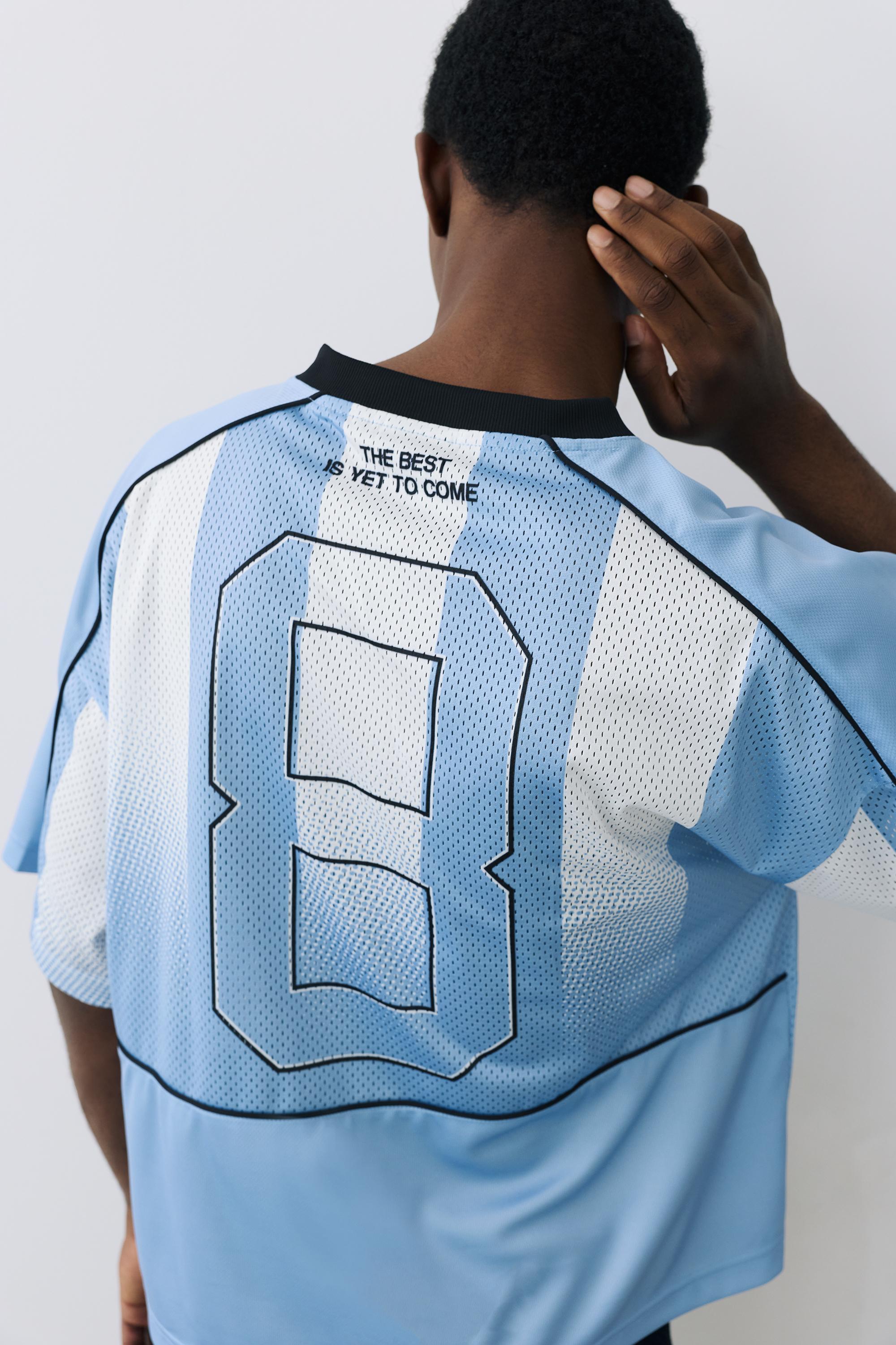 STWD boxy T-shirt — Sky blue