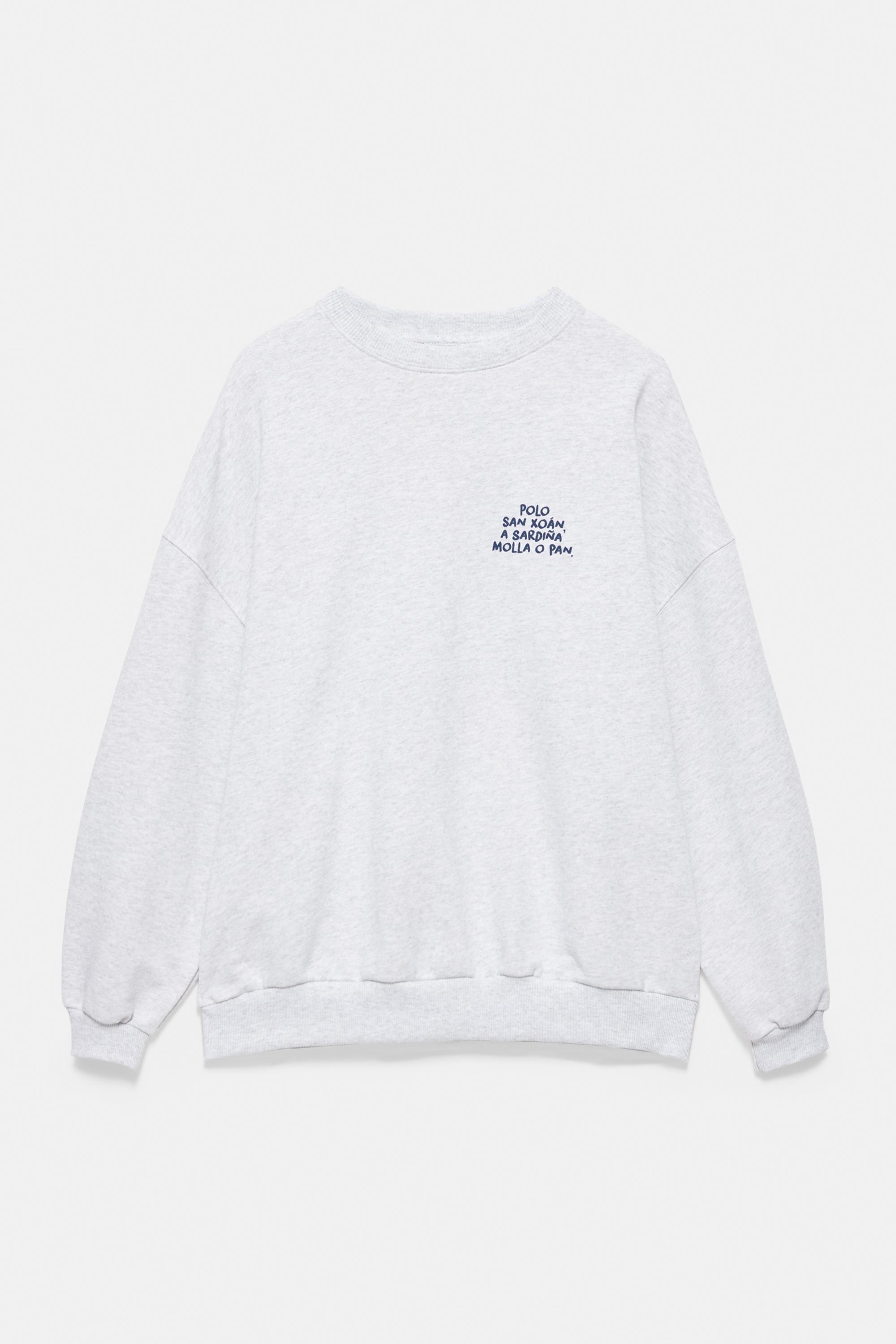 San Xoán Noite Meiga sweatshirt — Grey marl