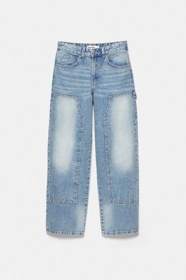 Studded baggy jeans — Pale blue 6