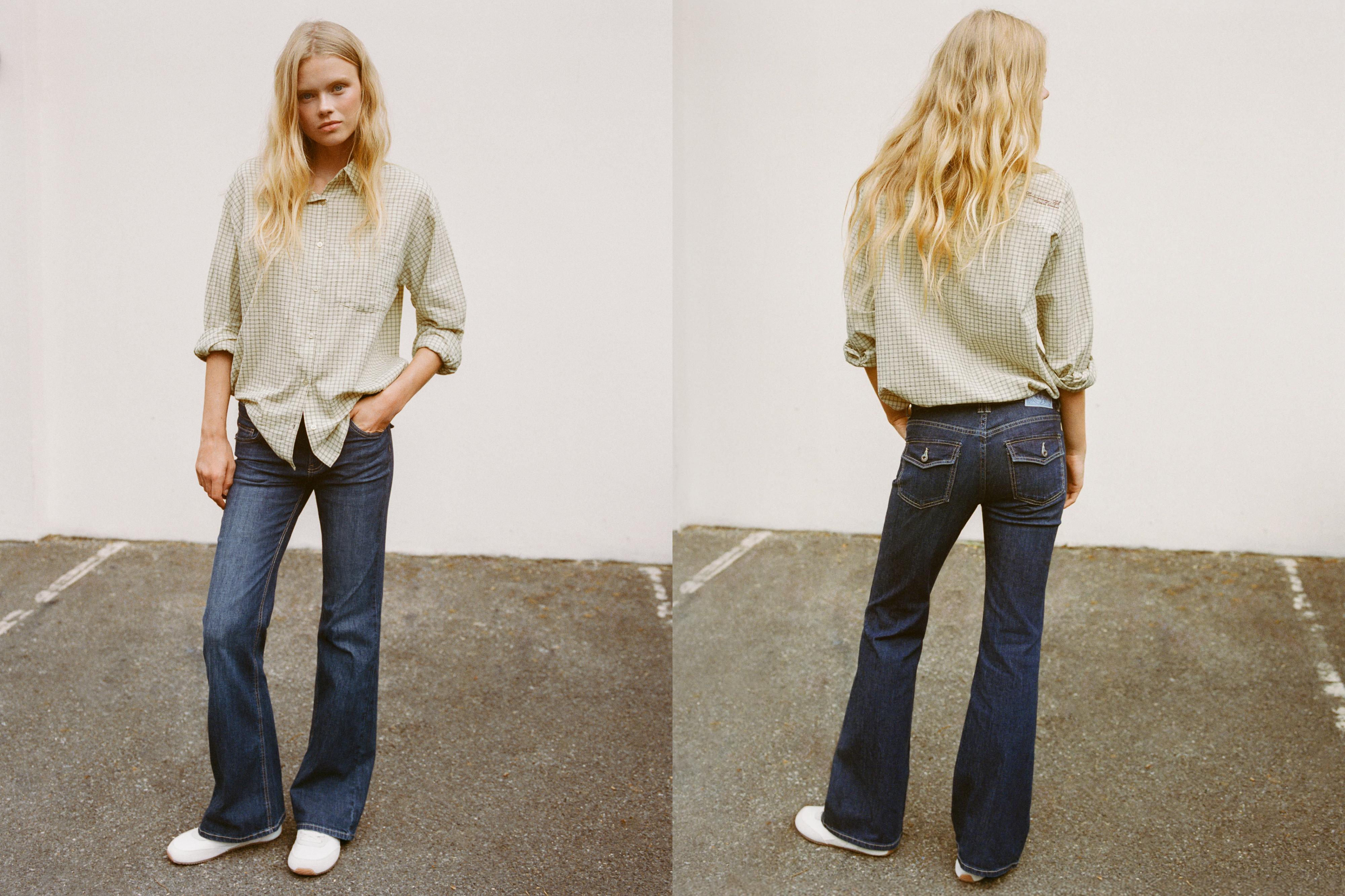 Boot-cut jeans — Dark navy