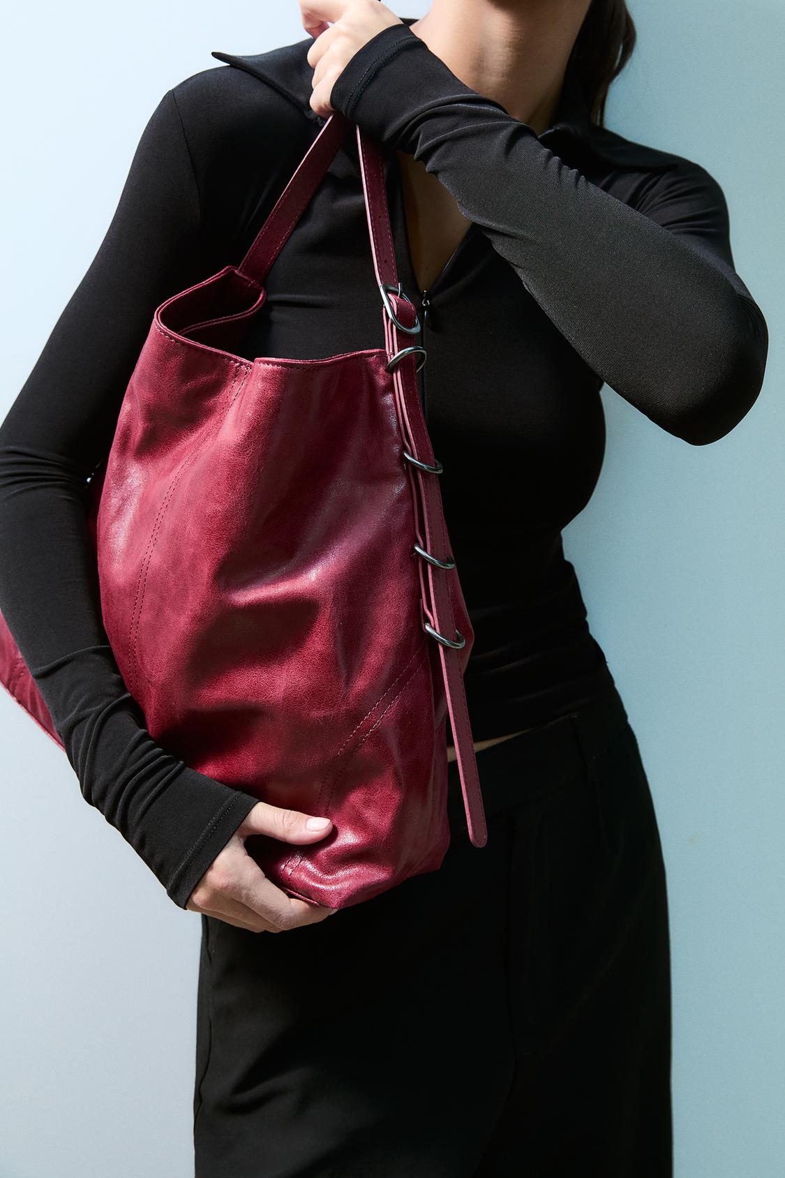 Faux leather shopper bag PULL&BEAR - Main Image