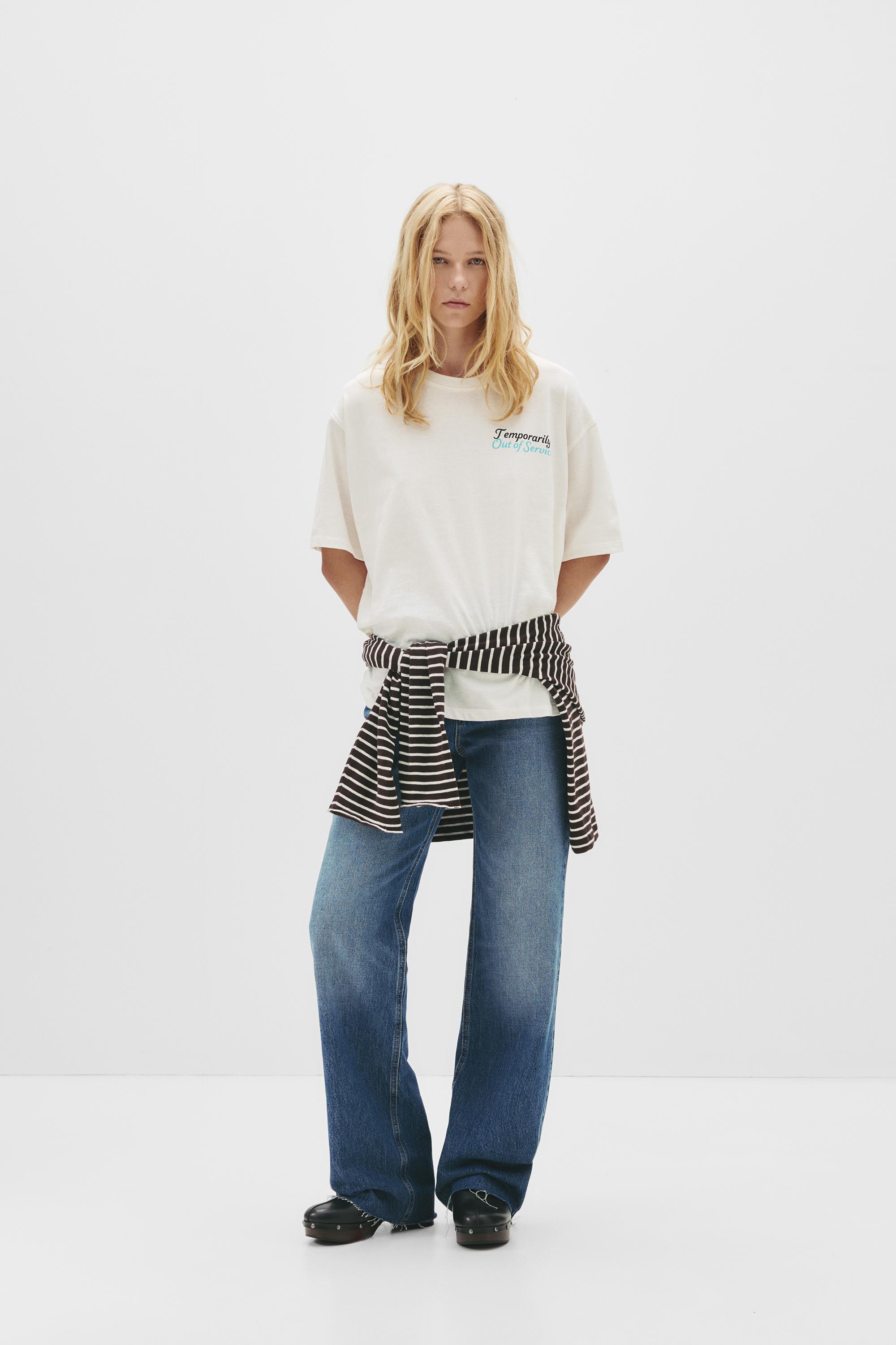 T-Shirt Mit Tv-Print