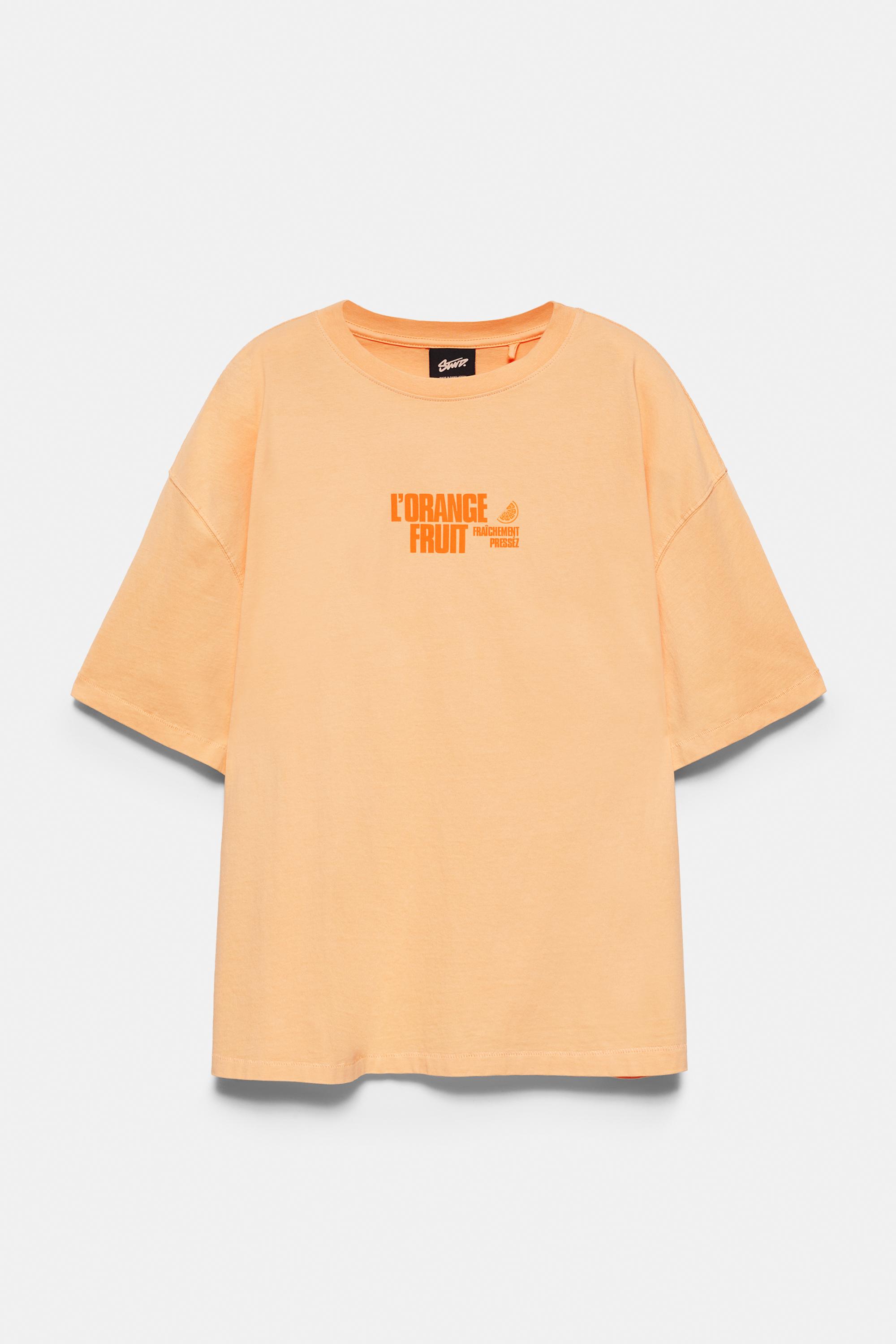STWD orange graphic T-shirt — Orange