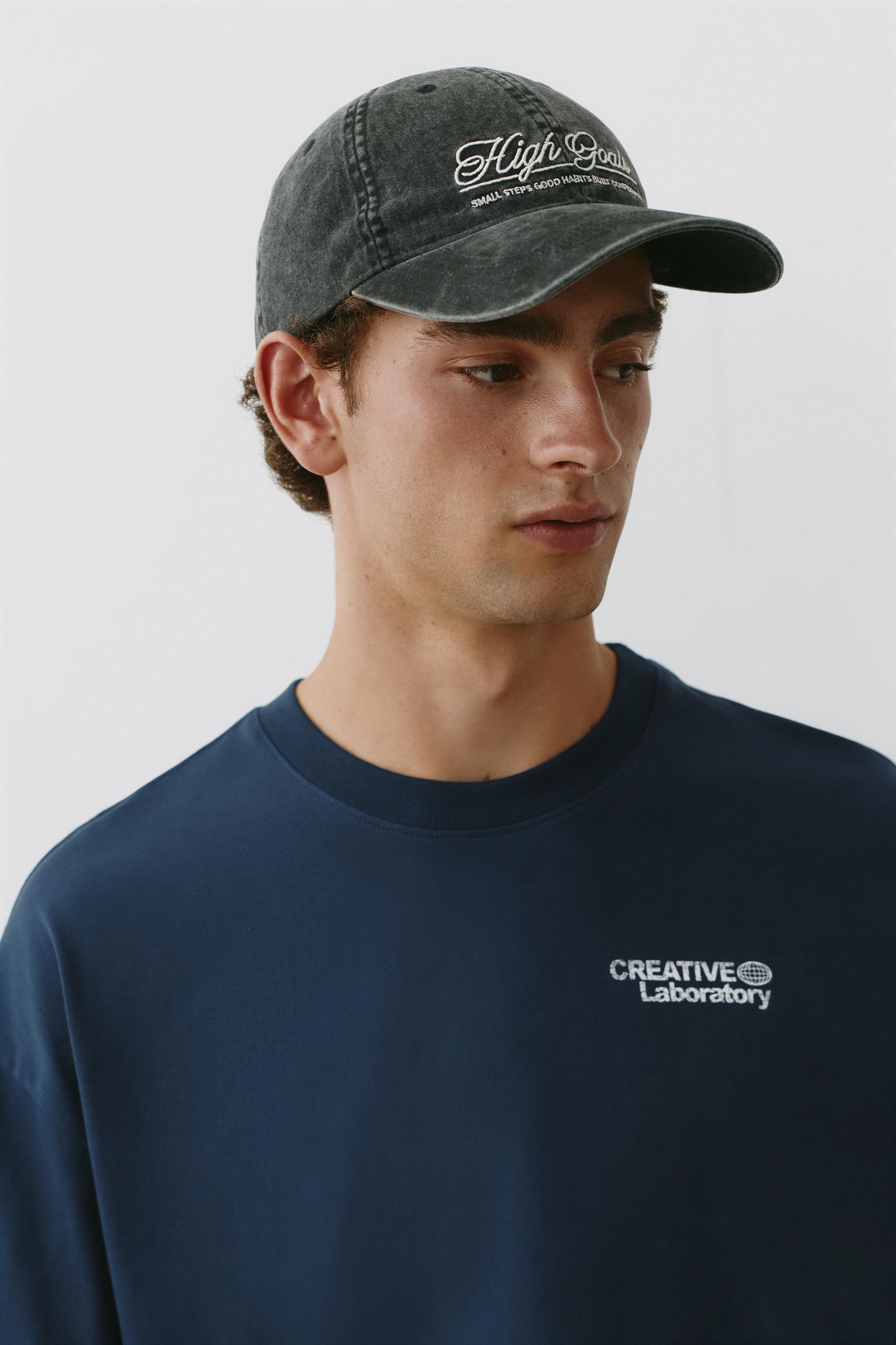 Creative Laboratory graphic T-shirt — Navy