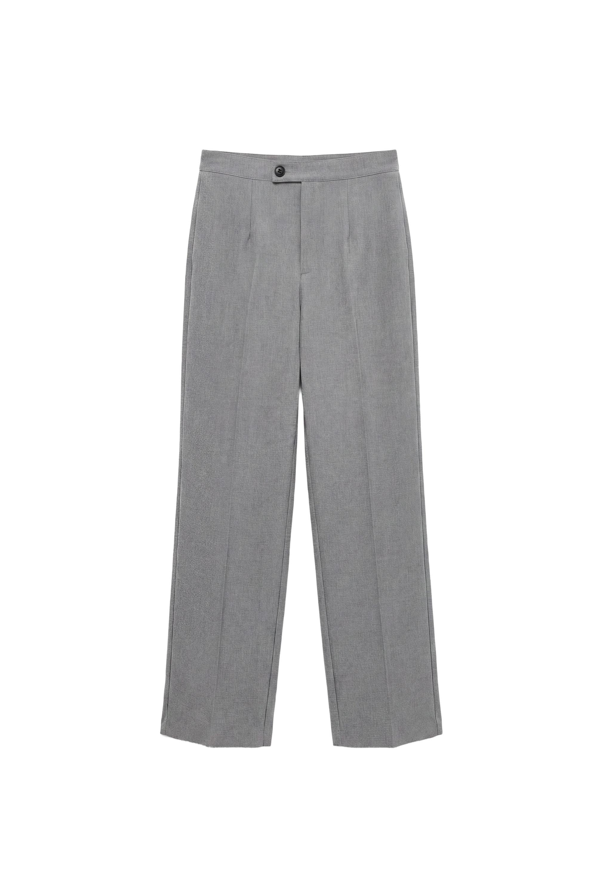 Düz kesim klasik pantolon - Görsel 10