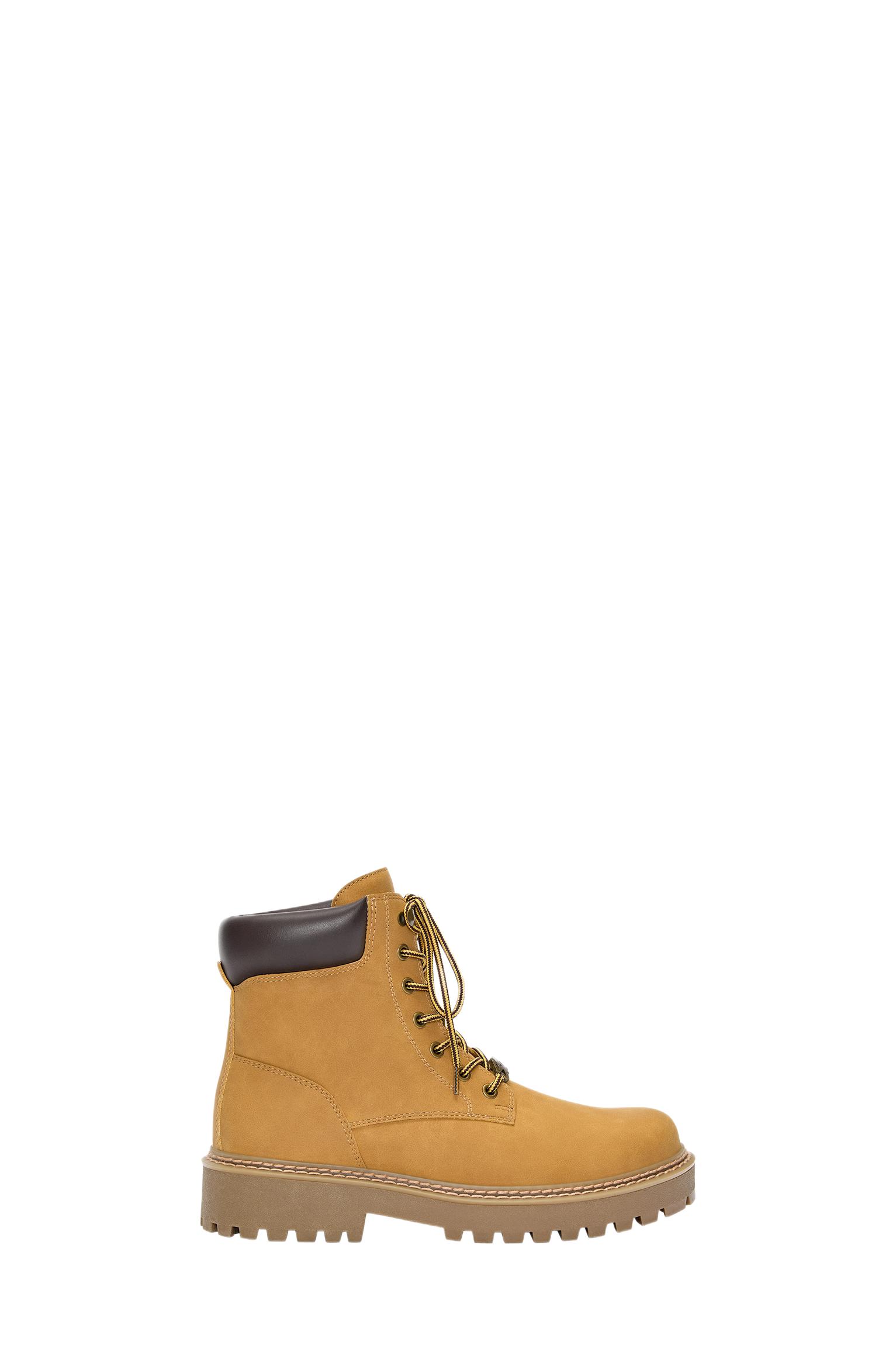 STWD lace-up boots — Mustard