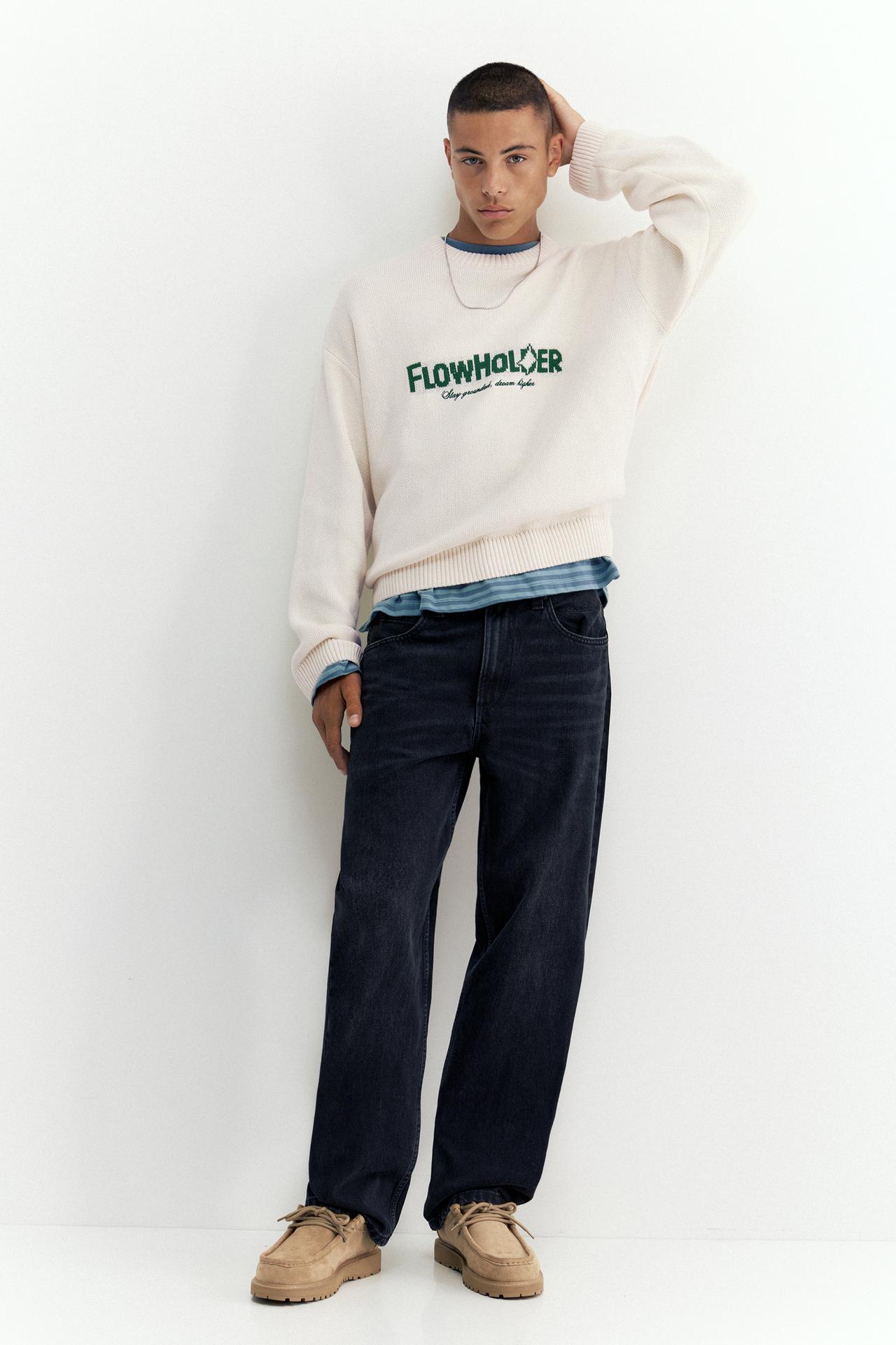 STWD graphic jumper — White