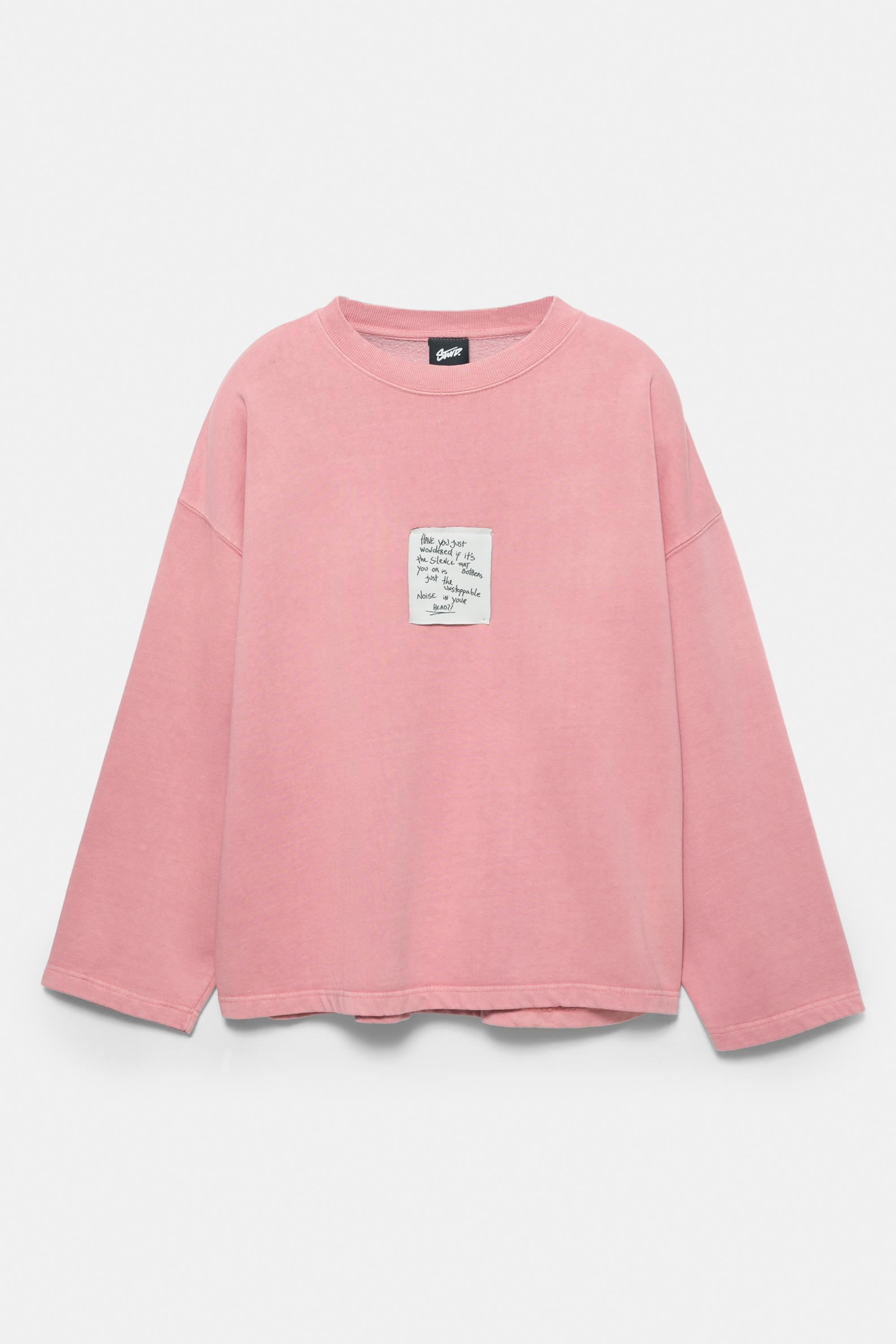 Pink label sweatshirt — Pink