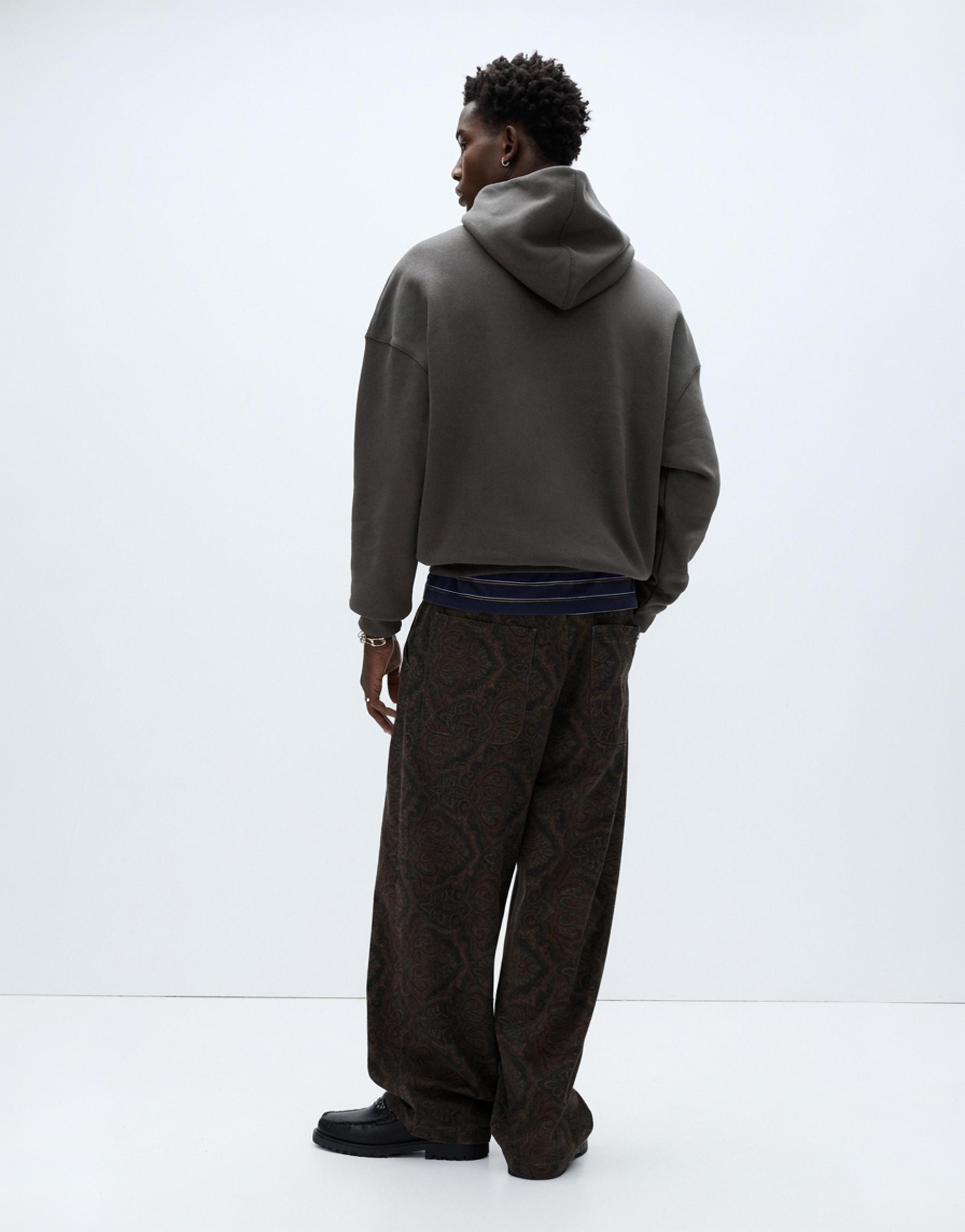 Boxy hoodie — Anthracite grey
