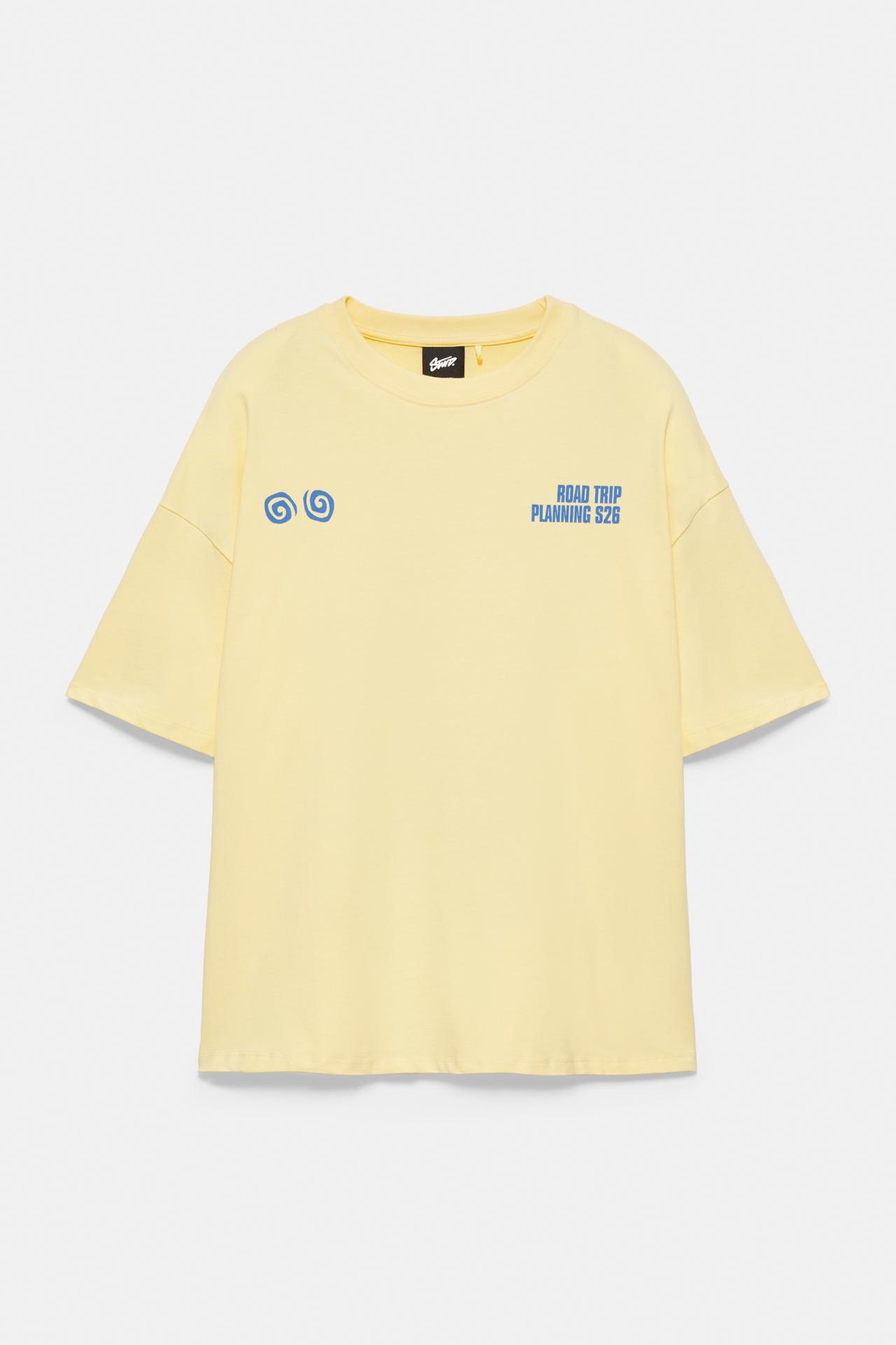 STWD Road Trip graphic T-shirt — Yellow