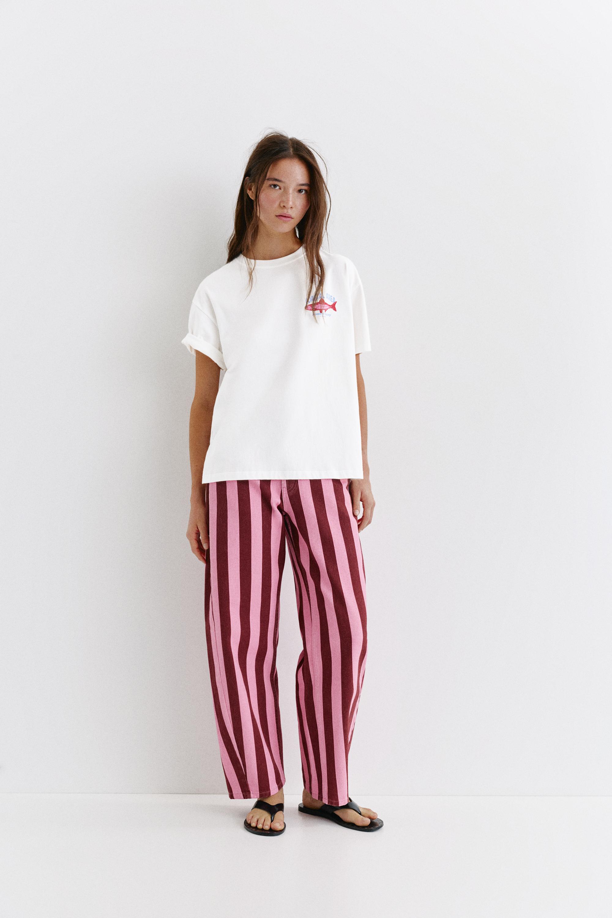 Fish graphic T-shirt — White