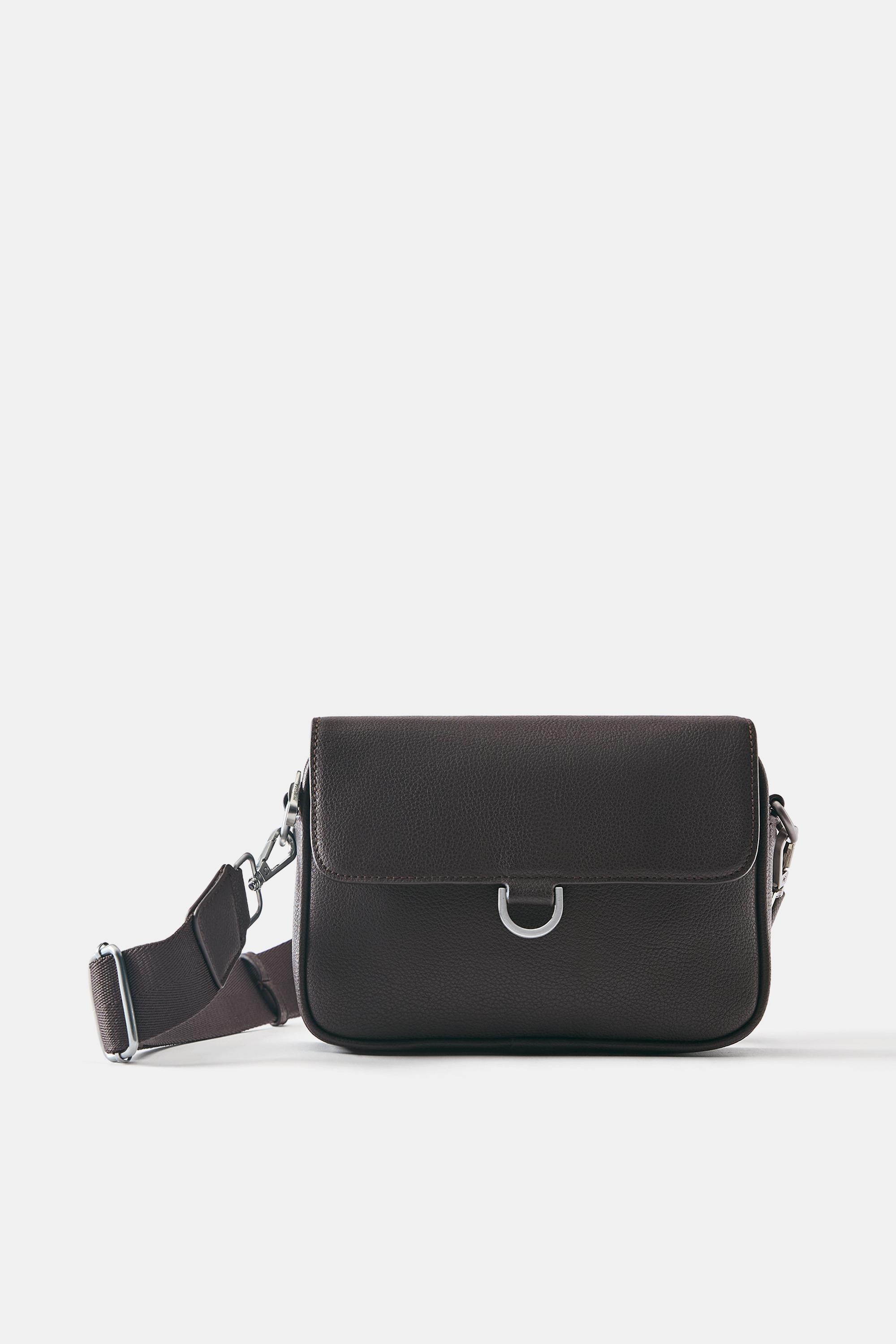 Ring crossbody bag — Brown