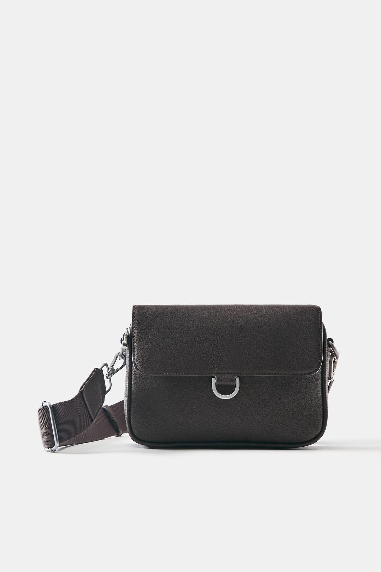 Ring crossbody bag — Brown