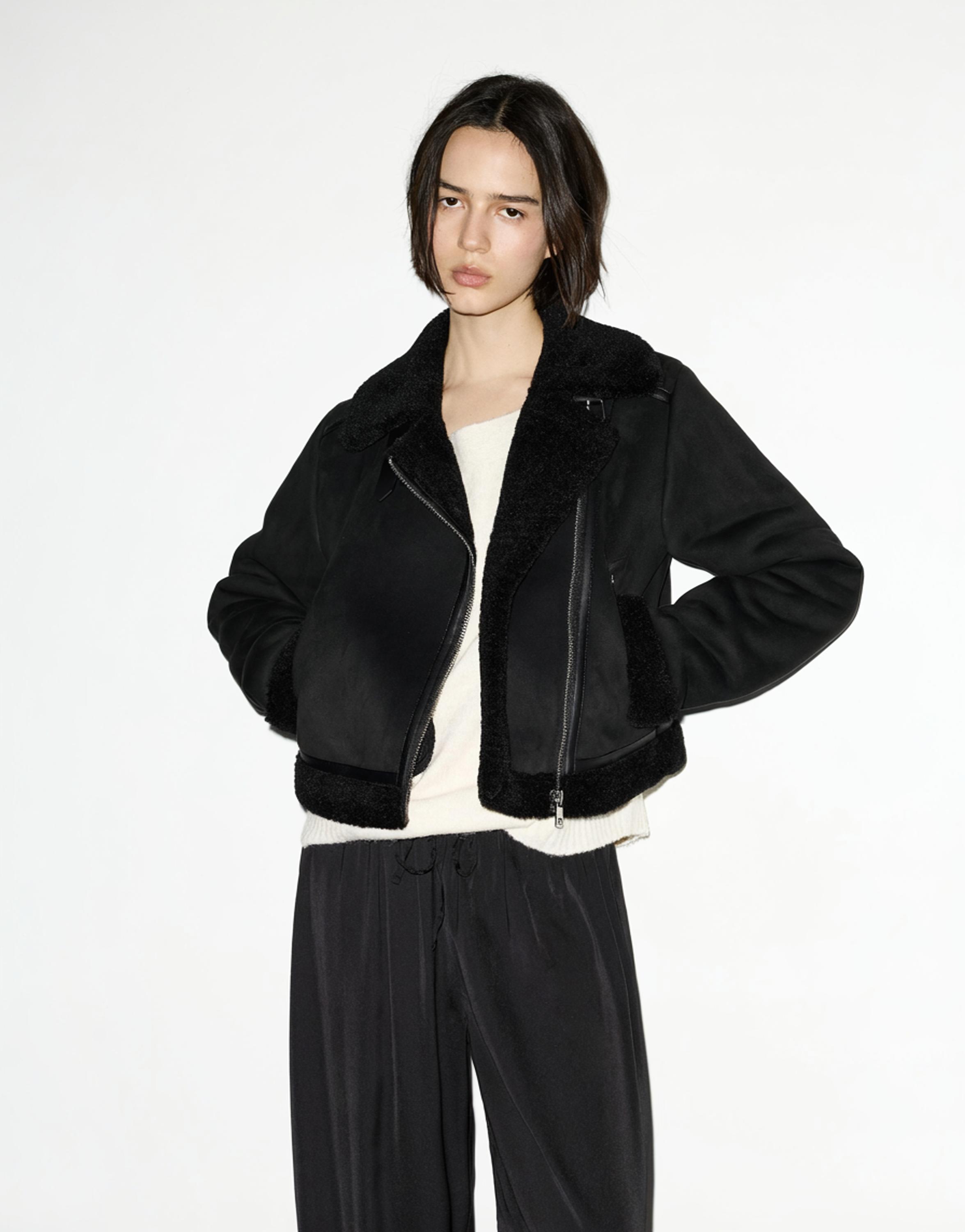 Short Reversible Jacket — Black