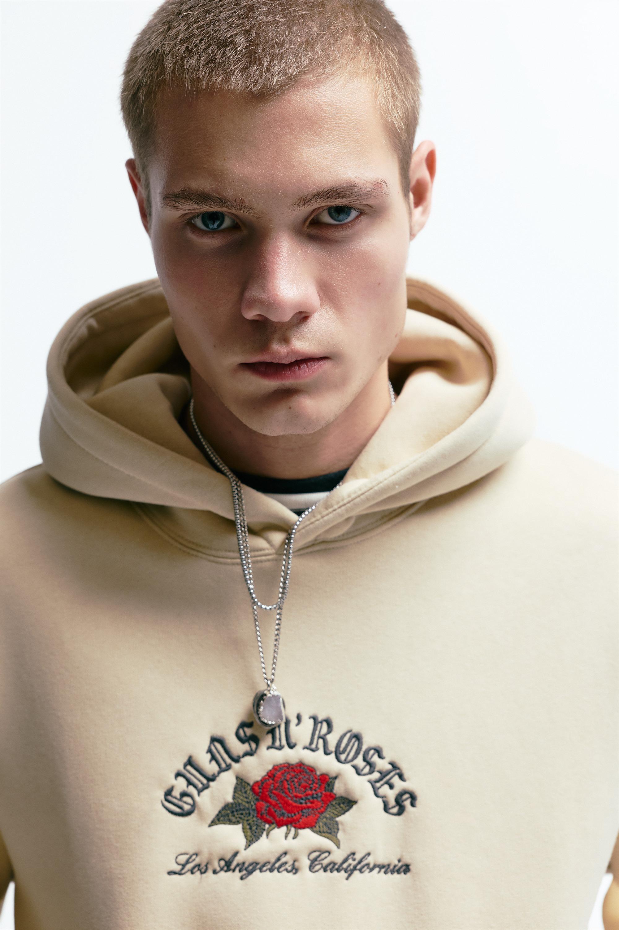 Guns N' Roses kapüşonlu sweatshirt - Görsel 11