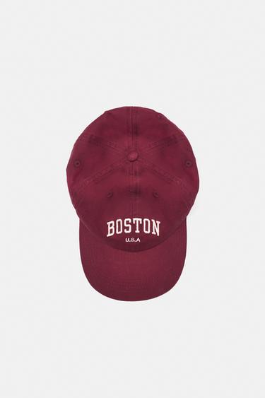 Boston embroidered cap — Maroon 6