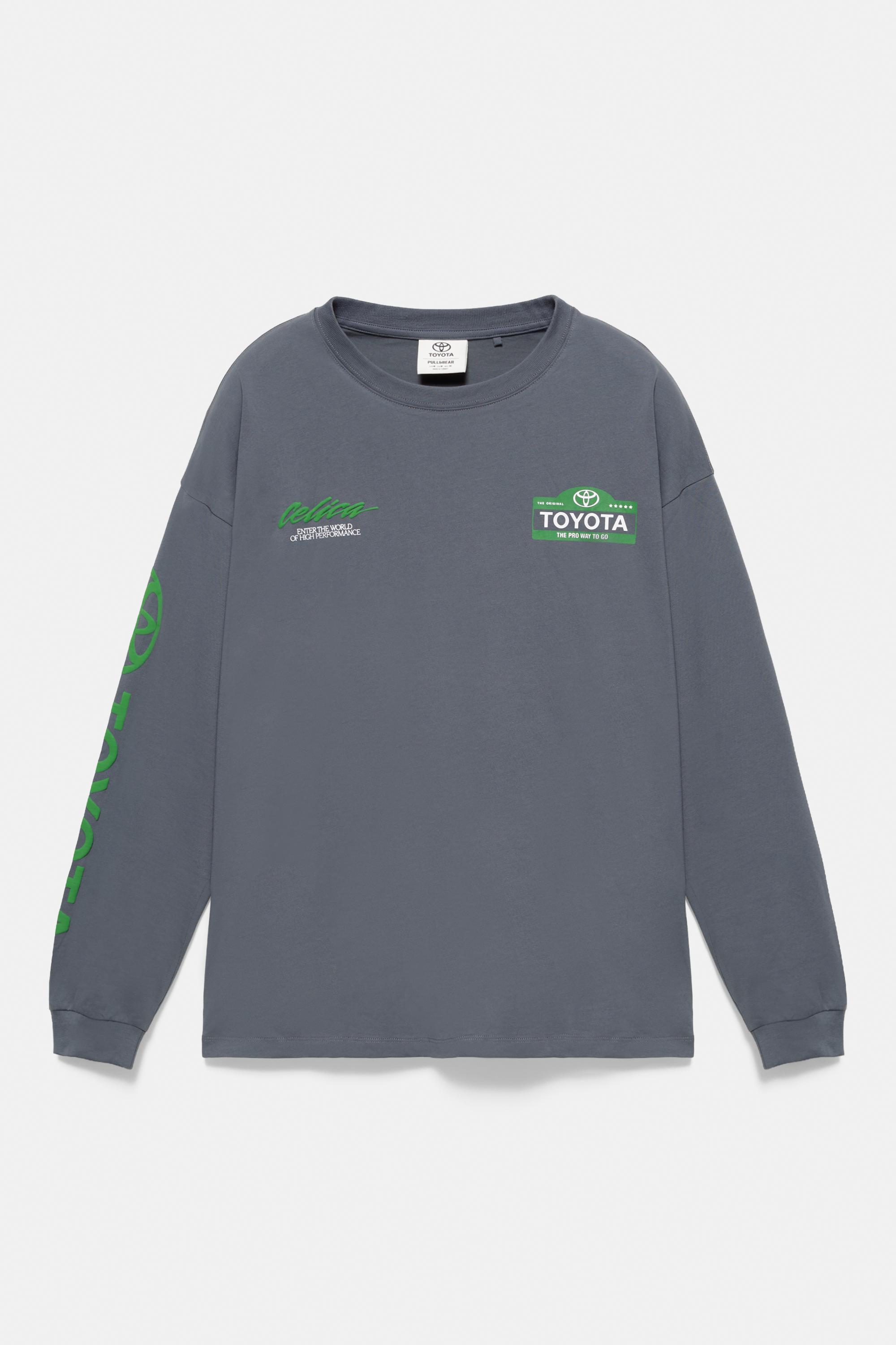 Toyota Celica long sleeve T-shirt — Dark anthracite