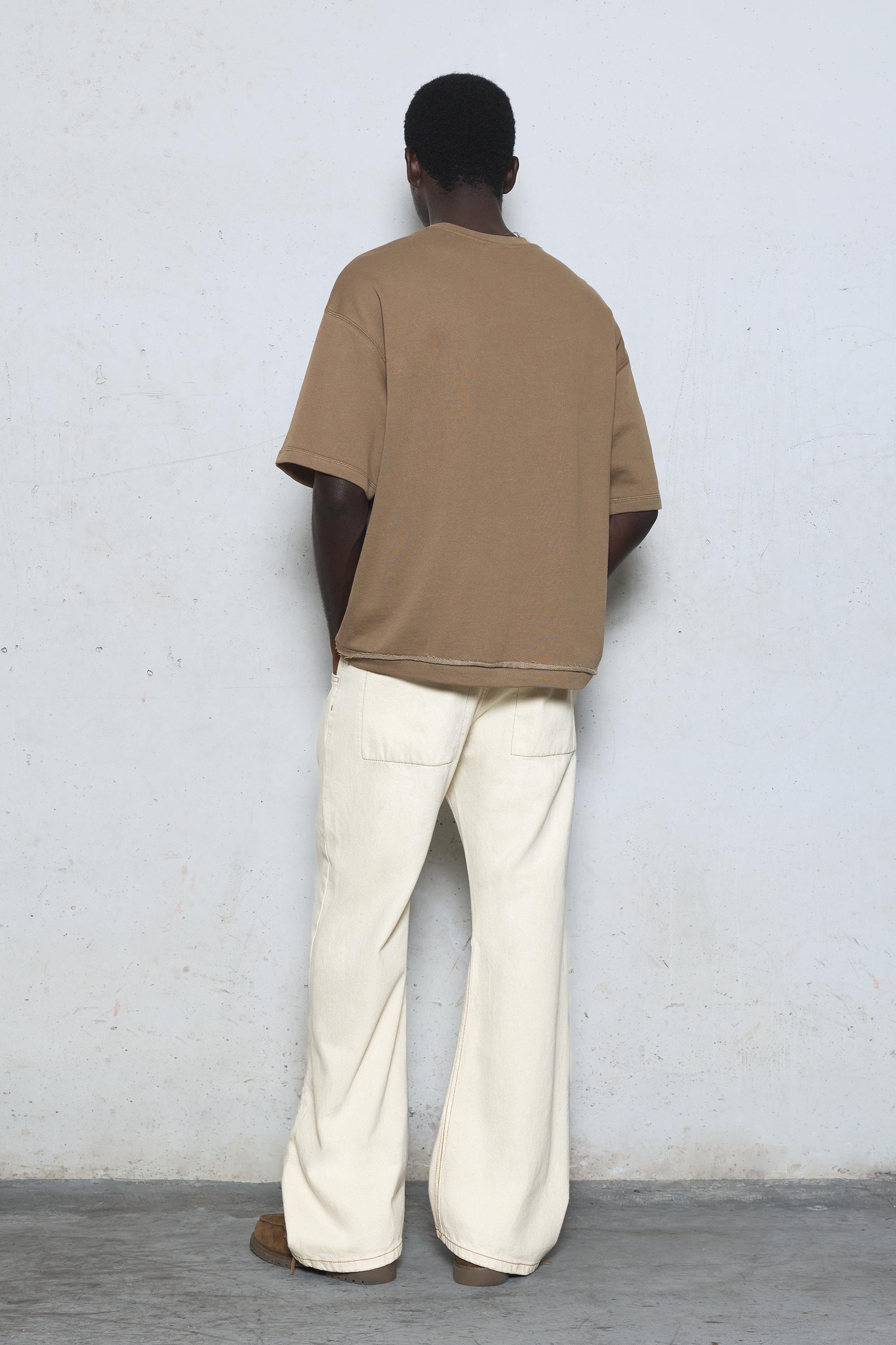 Worker trousers — Ecru