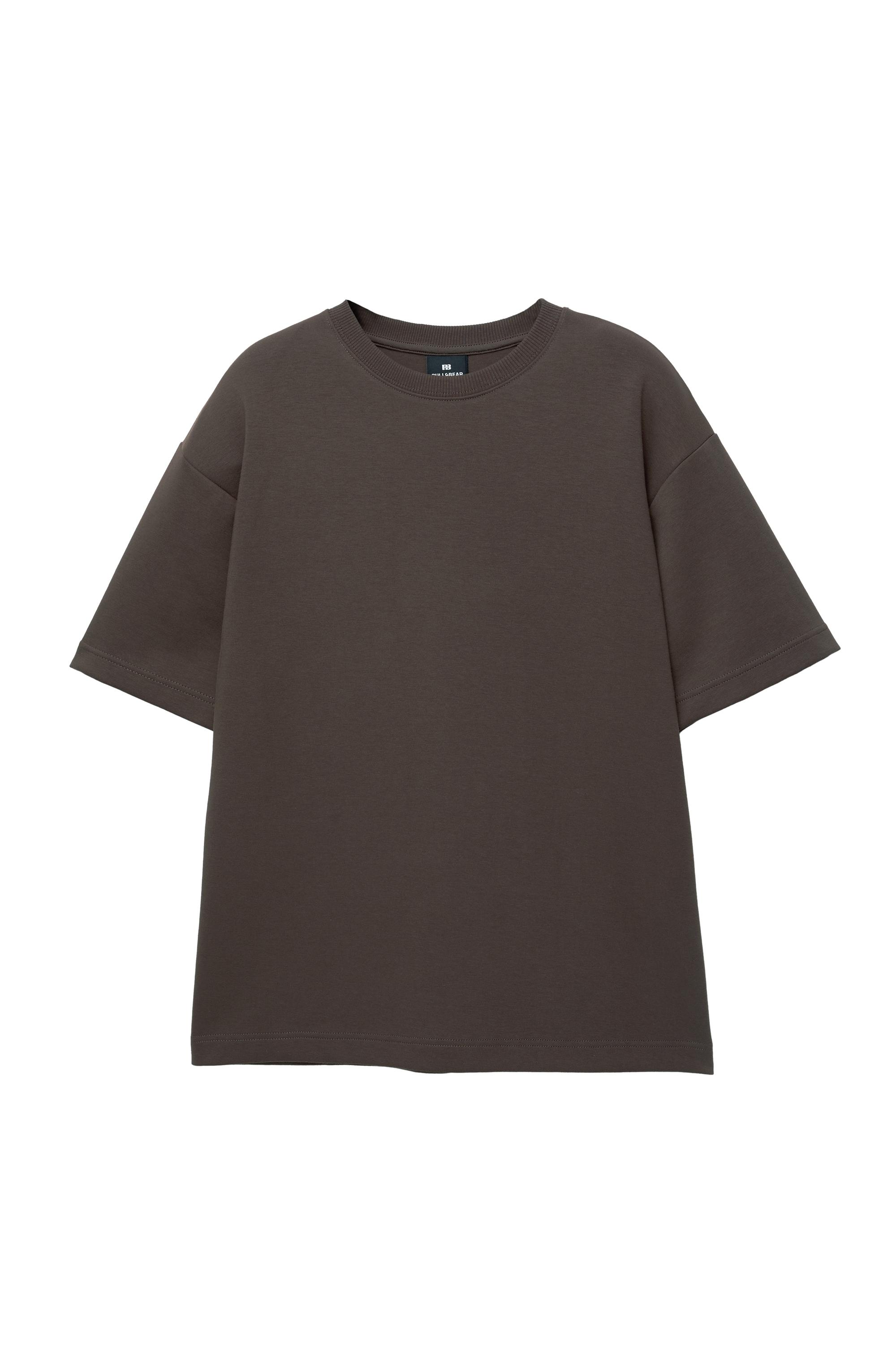 Basic kısa kollu sweatshirt - Görsel 6