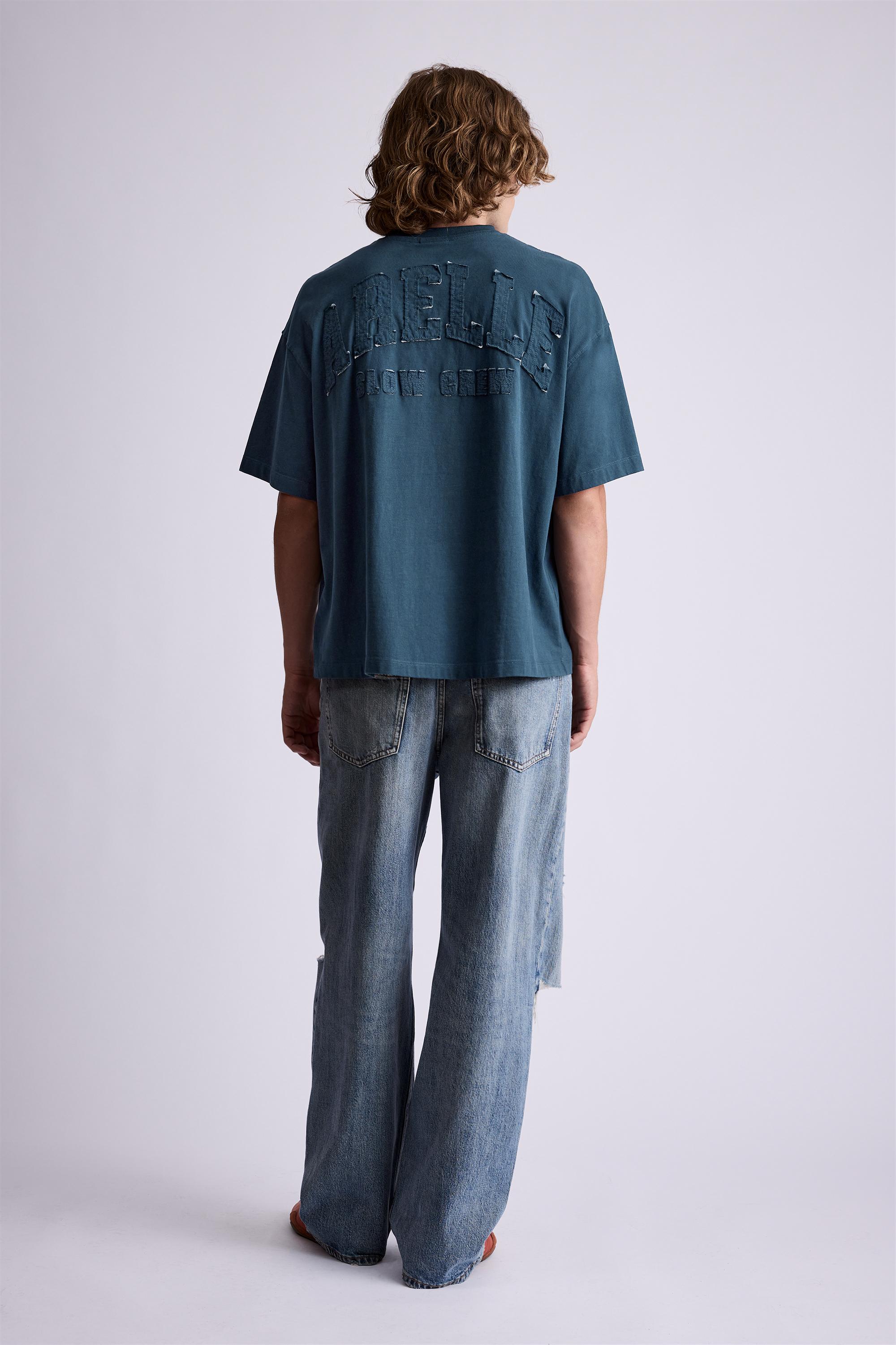 STWD patch T-shirt — Blue