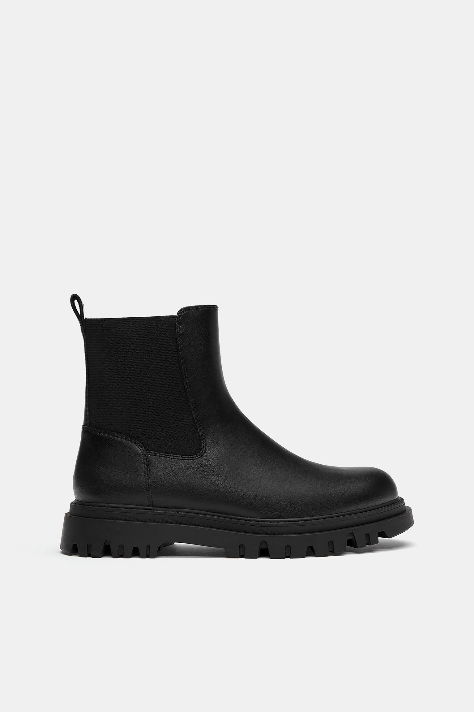 Lined Chelsea boots — Black