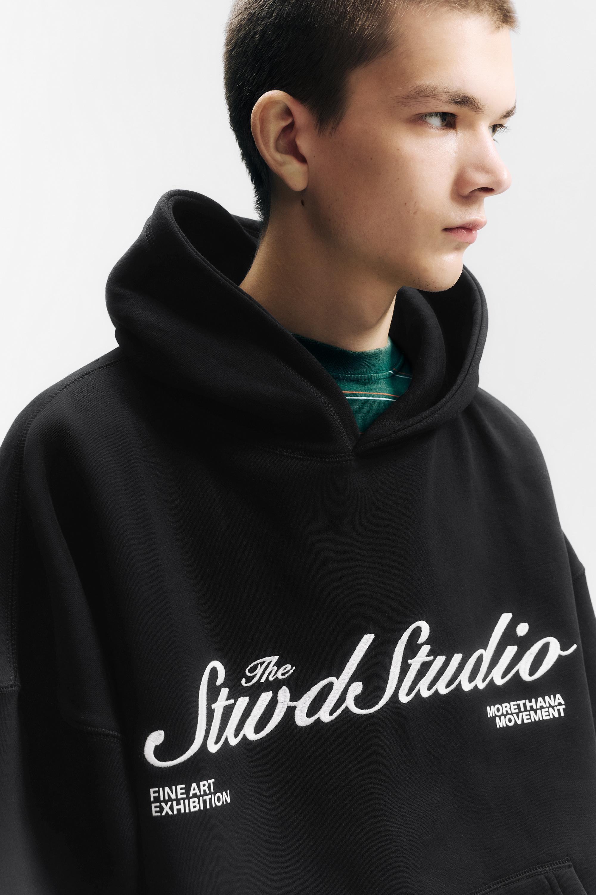 STWD Studio kapüşonlu sweatshirt - Görsel 19