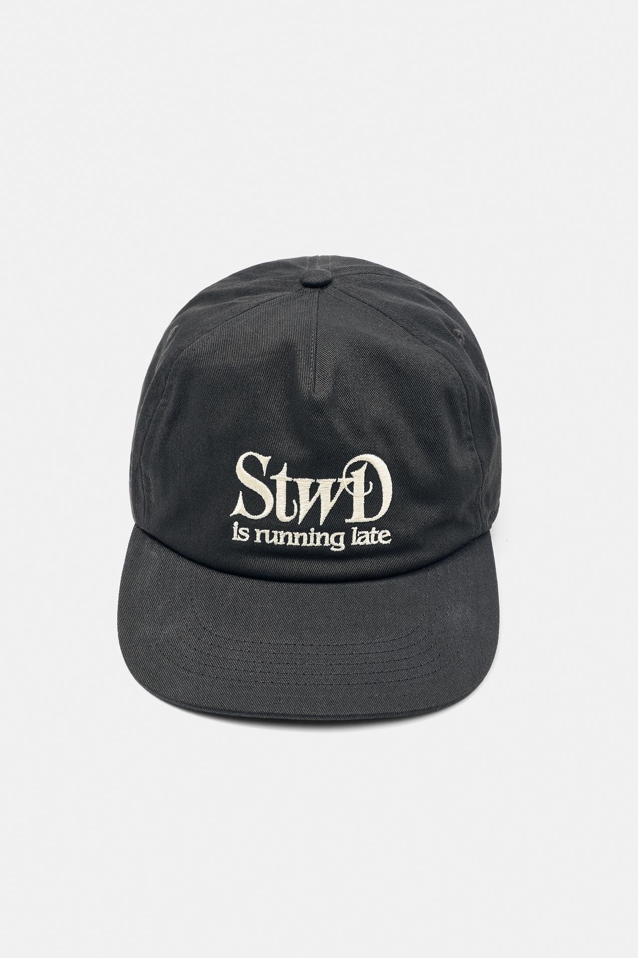 STWD embroidered cap — Dark grey