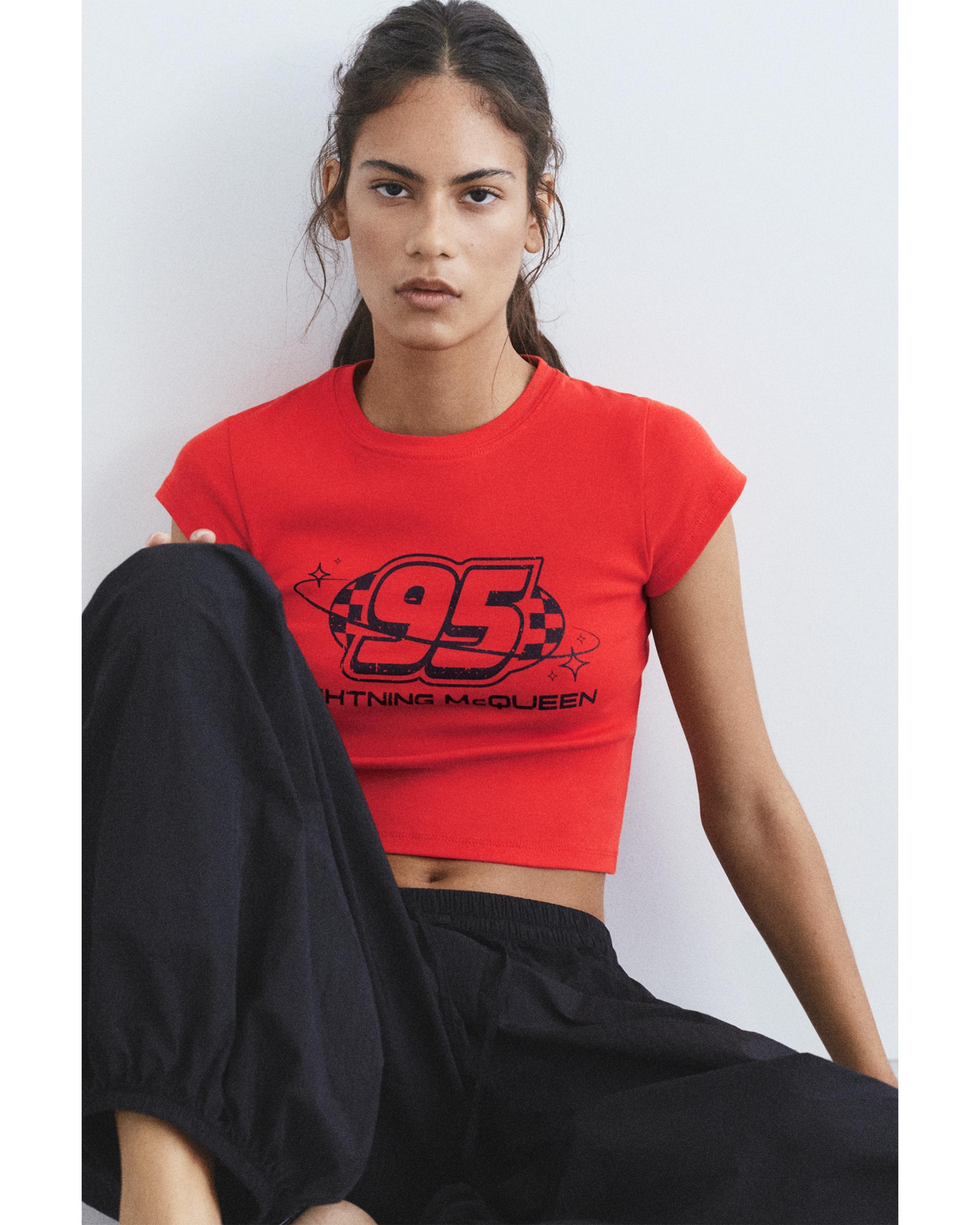 Kırmızı Cars t-shirt - Görsel 12