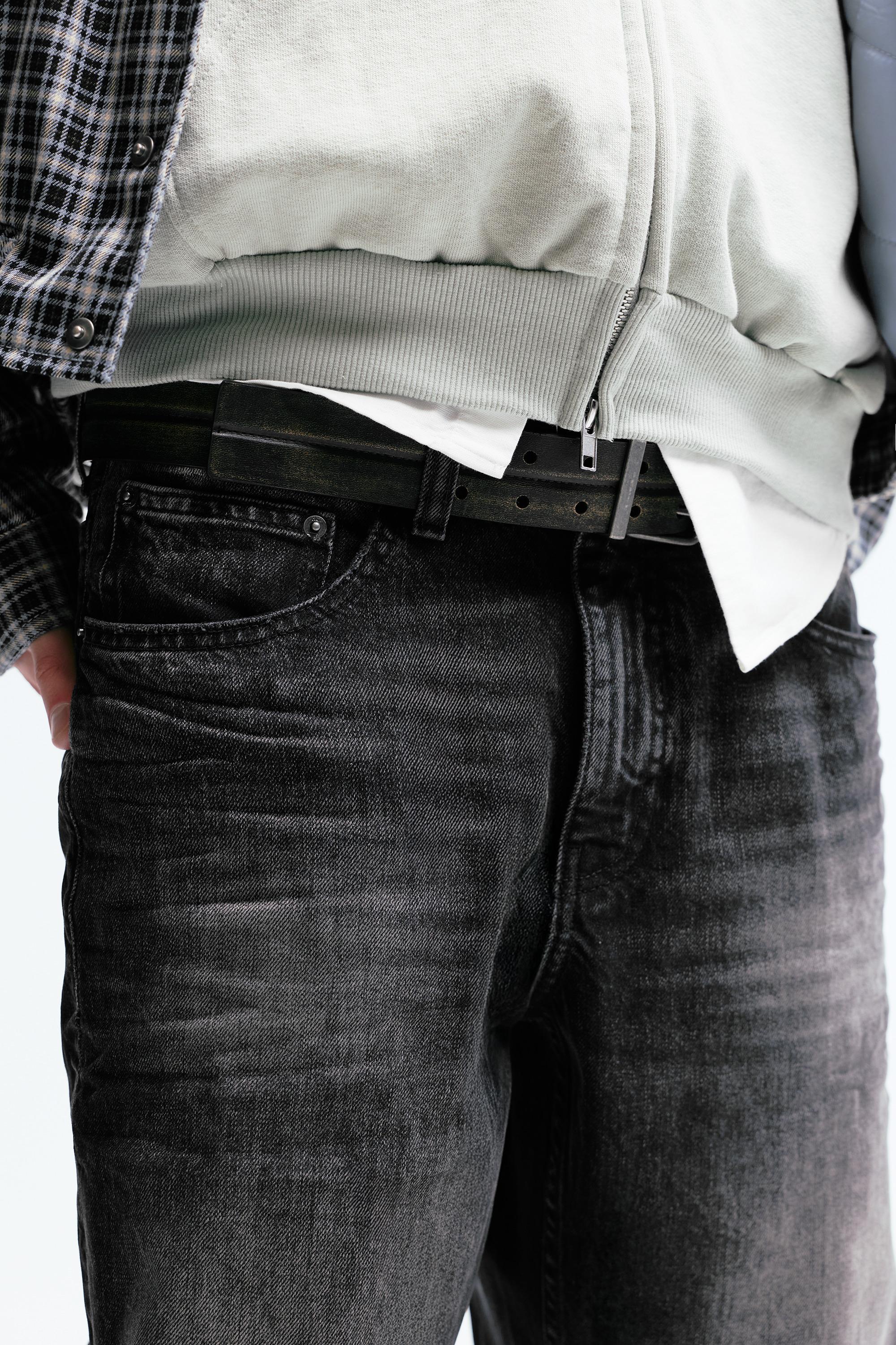 Düşük bel bol kesim jean - Görsel 20