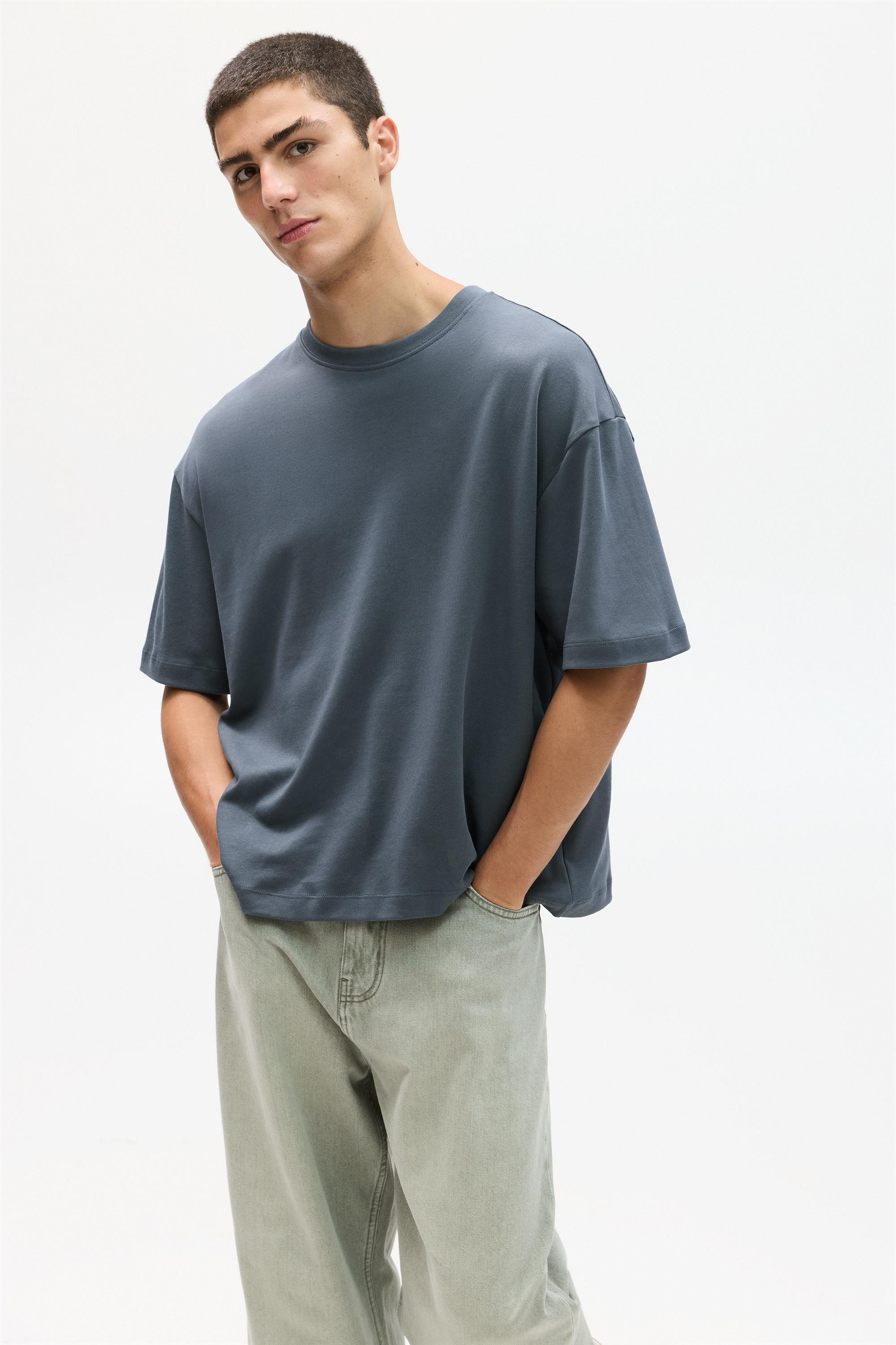 Boxy T-shirt — Blue