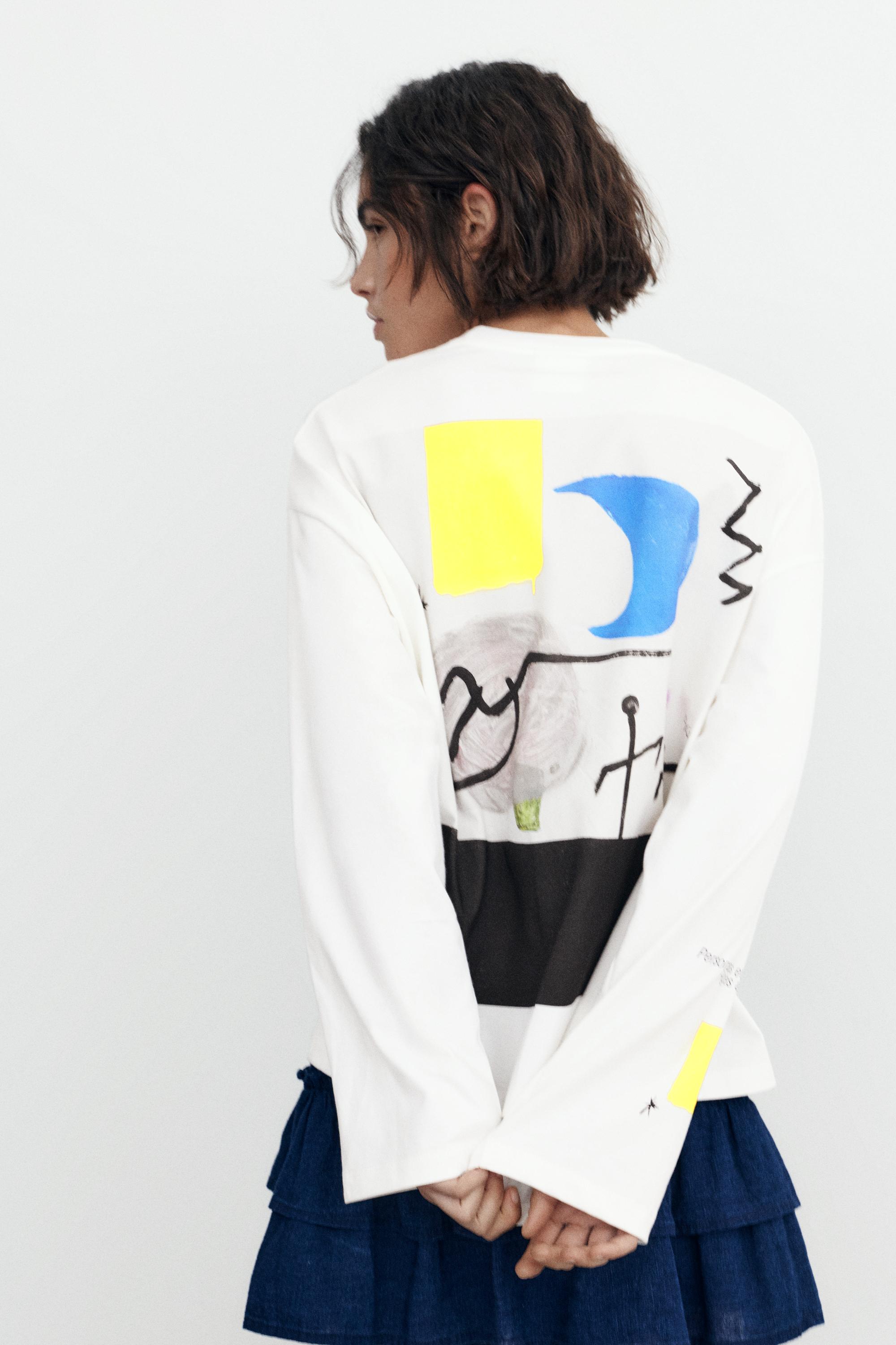 Joan Miró long sleeve T-shirt — White