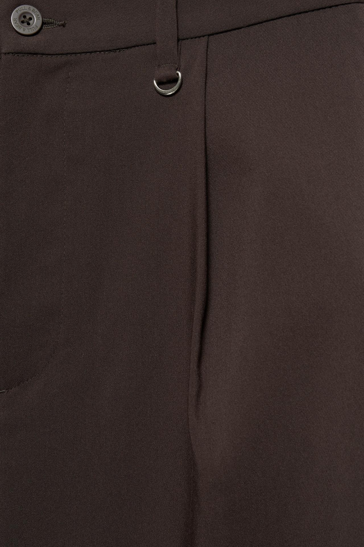 Tailored darted trousers — Brown