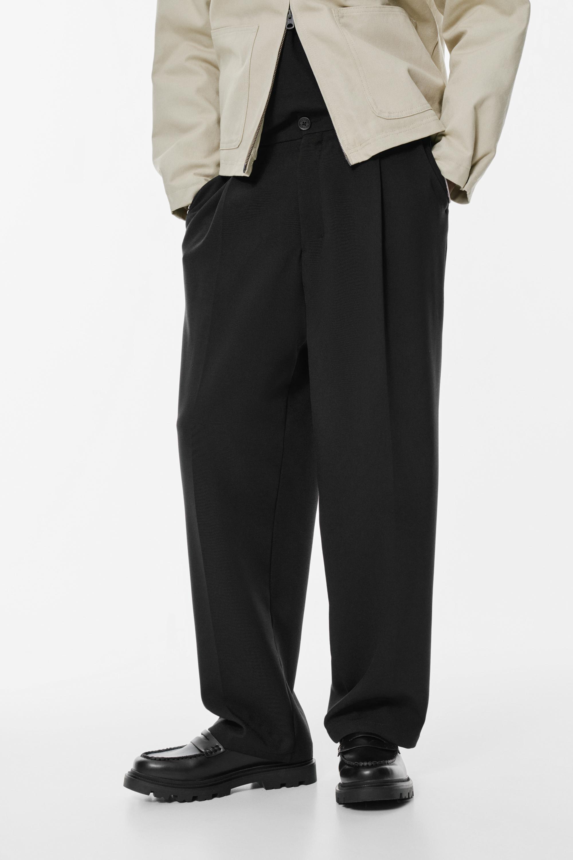 Tailored trousers — Black