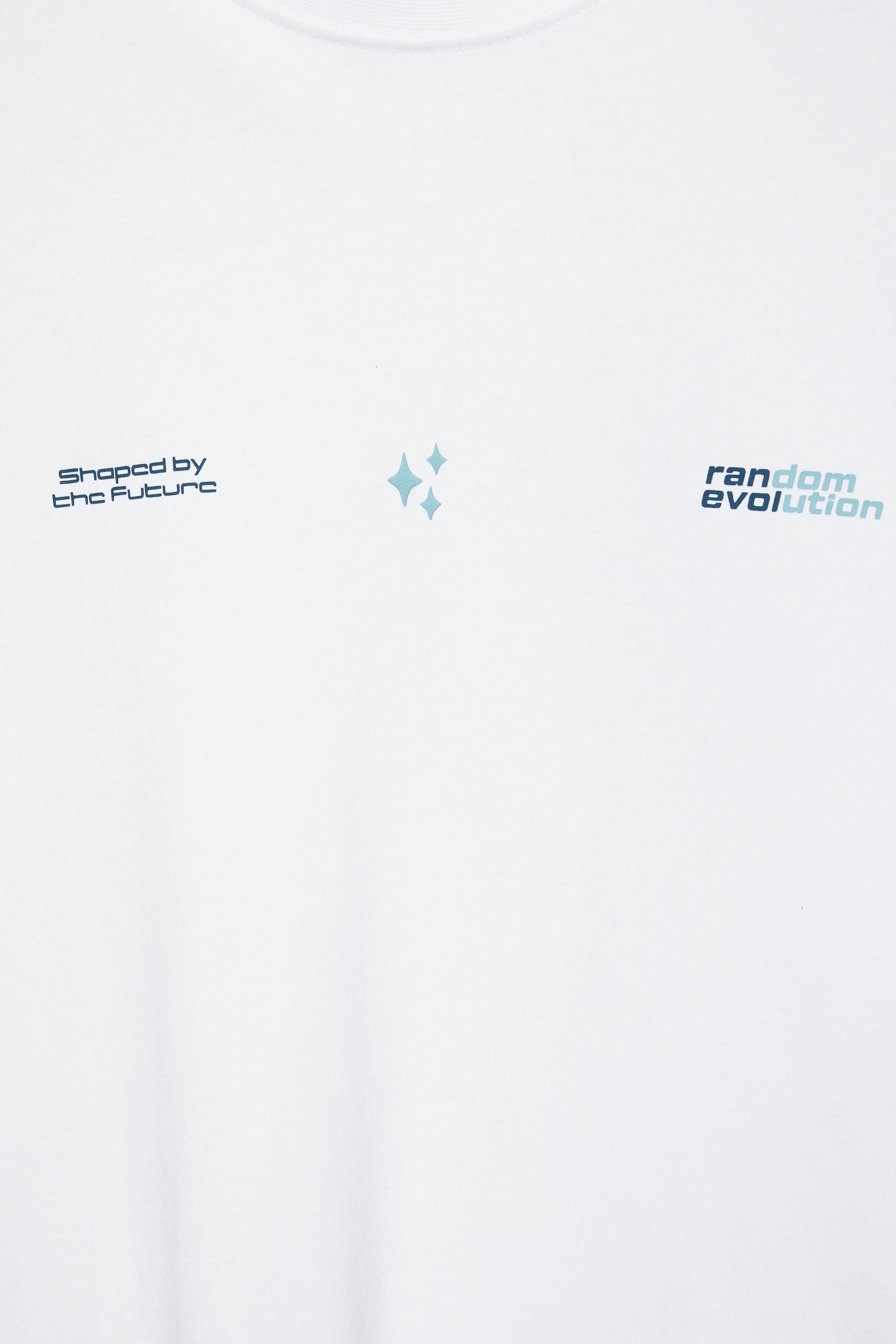 STWD boxy graphic T-shirt — White