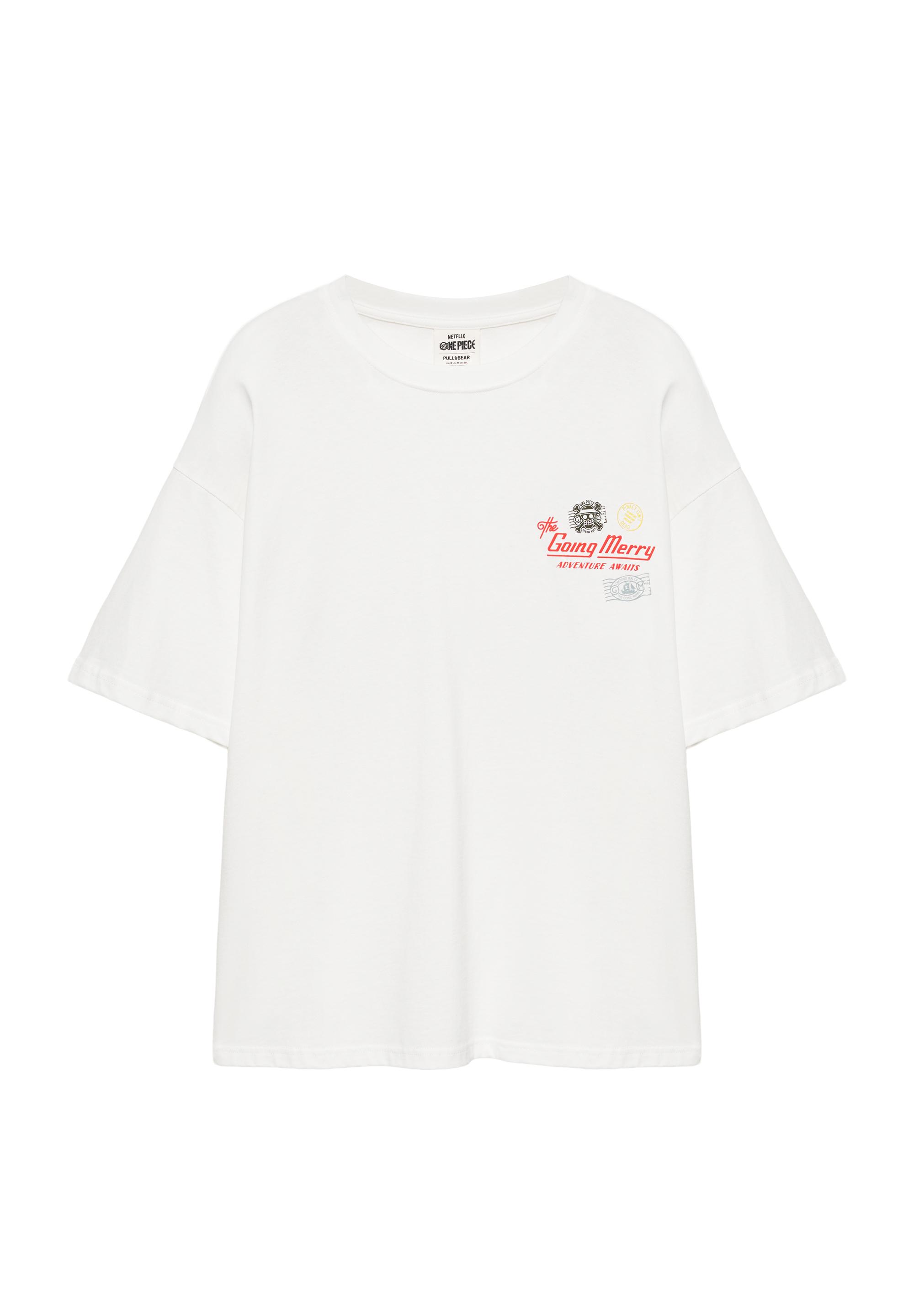 One Piece relaxed fit T-shirt — Off white