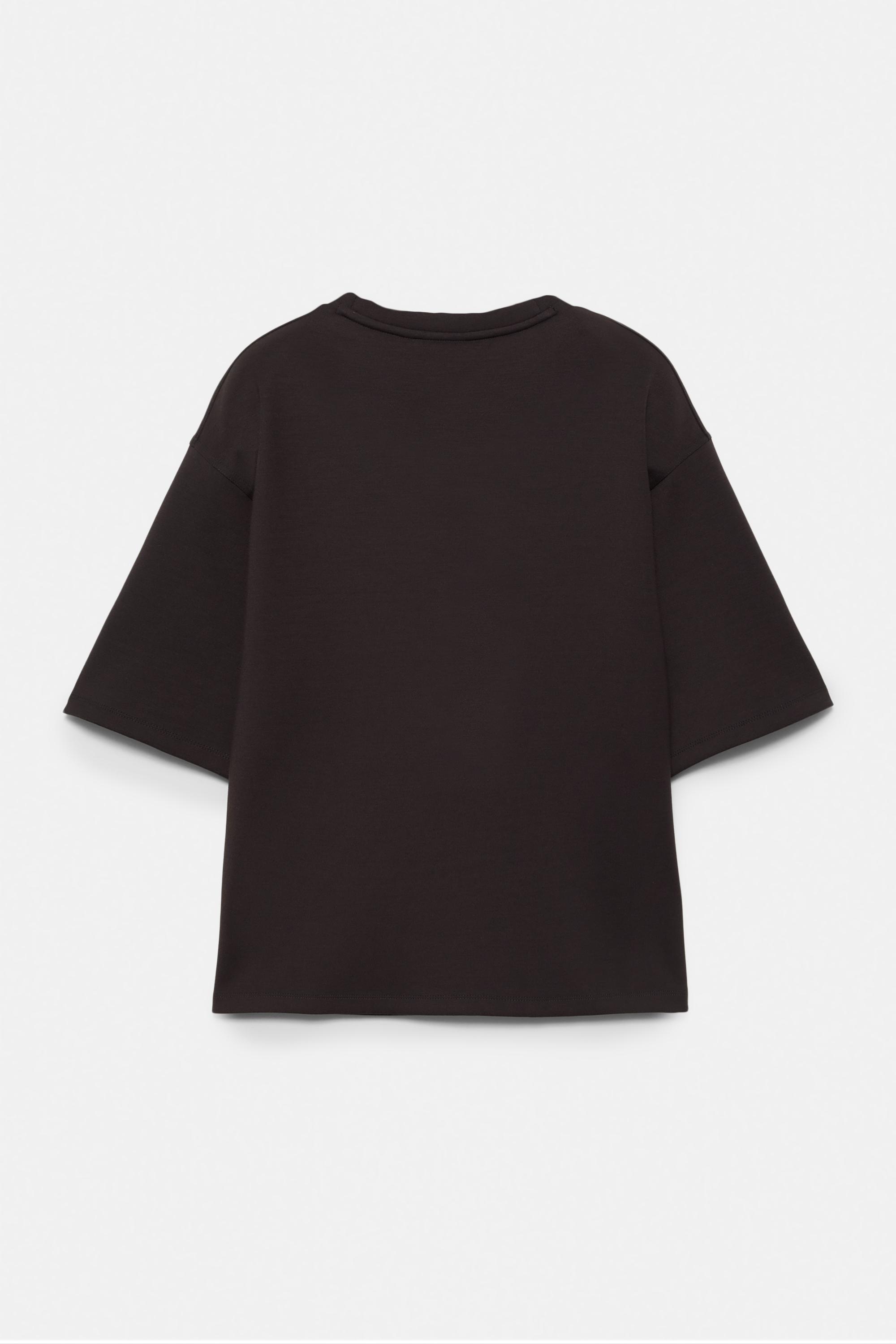 Soft-touch short sleeve T-shirt — Anthracite grey