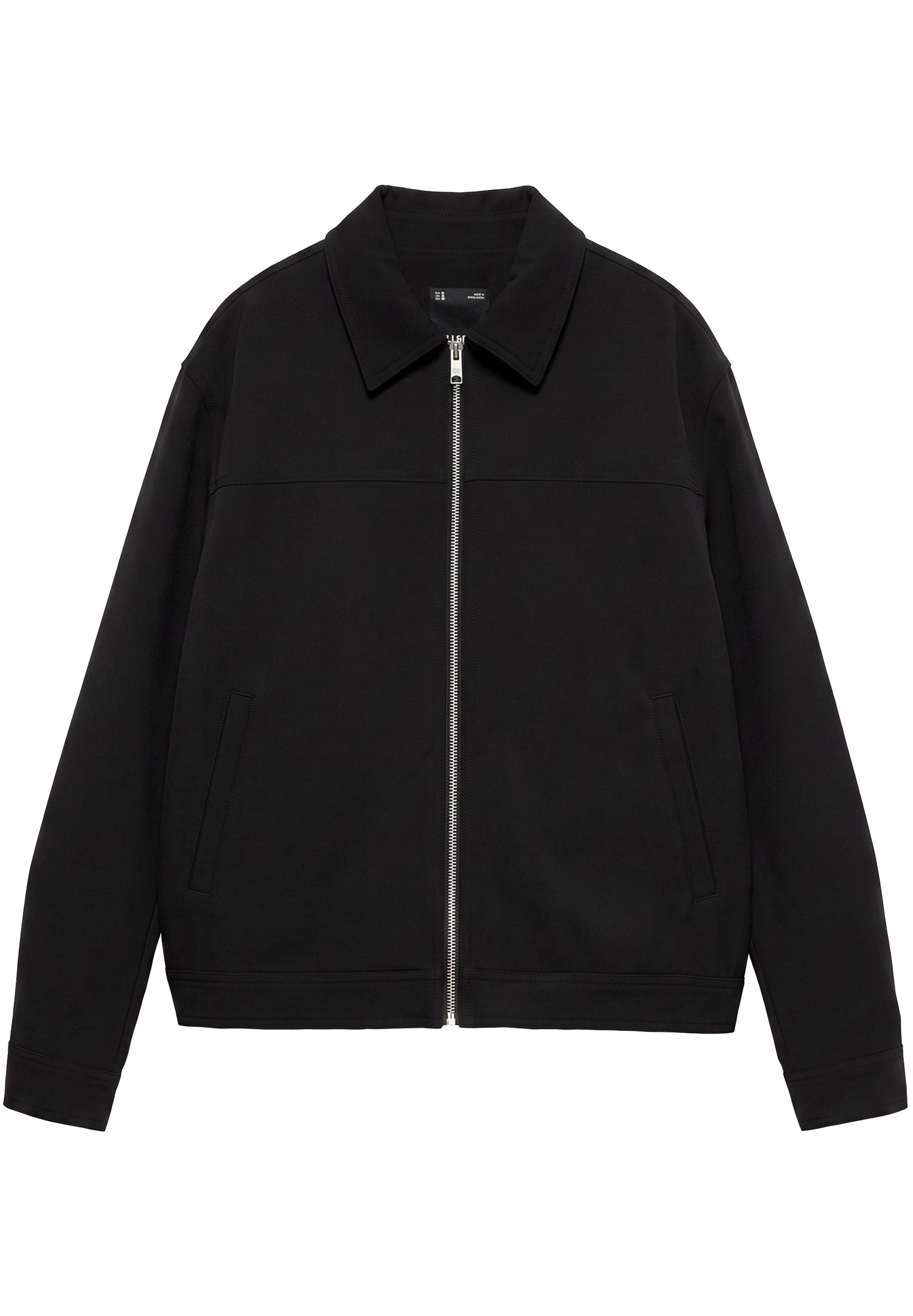 Pull&Bear Fermuarlı tailored fit ceket görsel 6