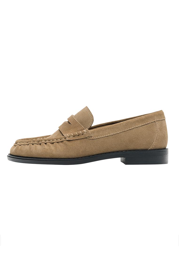 Leather loafers — Brown