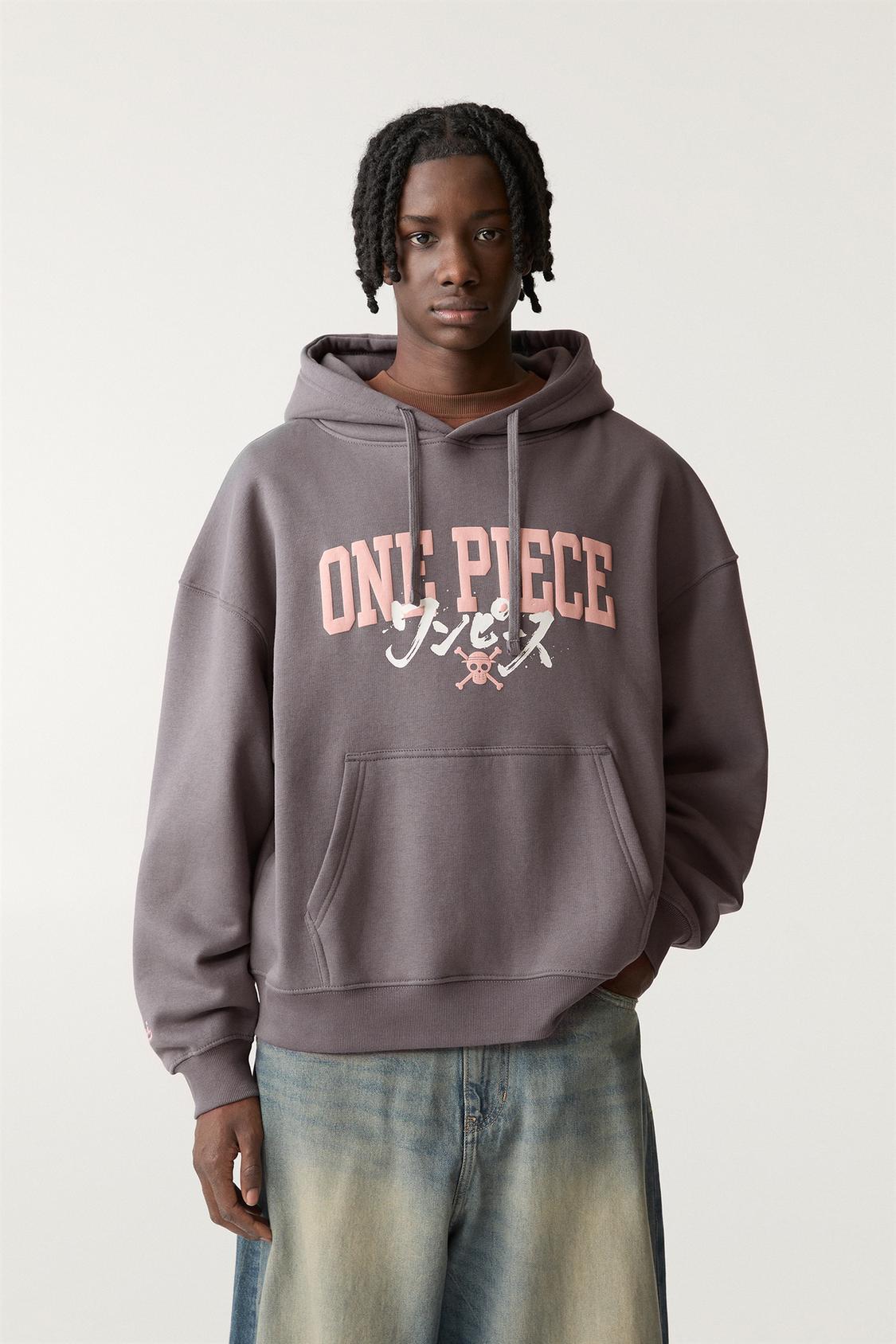 Boxy Hoodie Hoodie Pull And Bear Polos One Piece Nami Hoodie PULL&BEAR