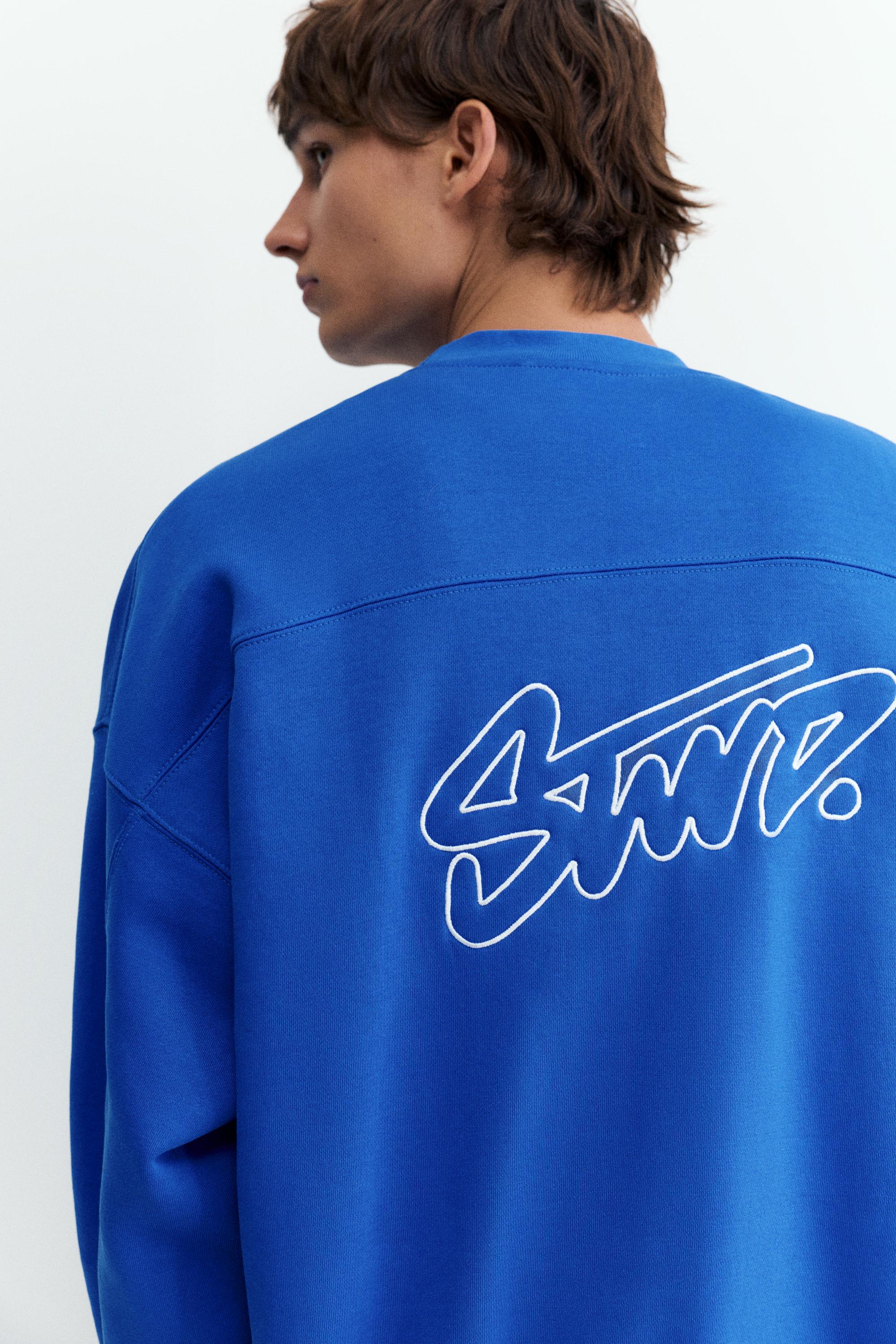 STWD boxy sweatshirt — Deep blue