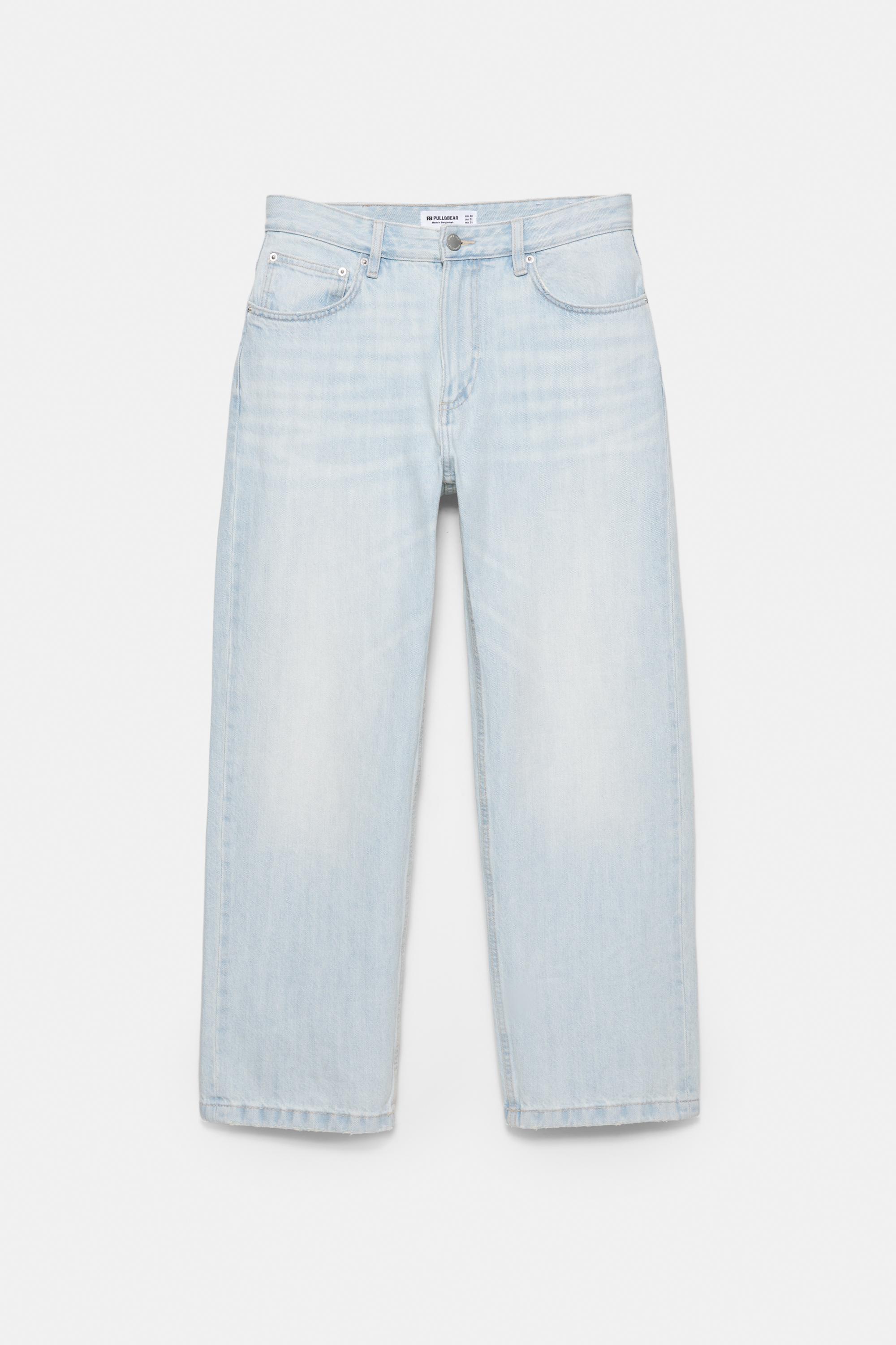 Straight-leg jeans — Pale indigo