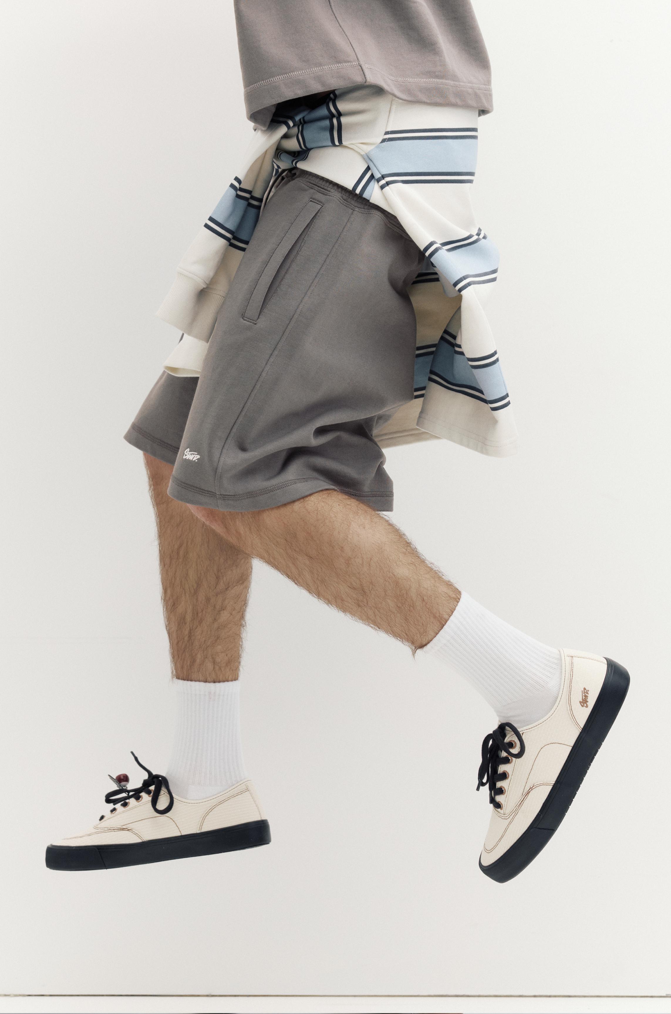 Logolu jogger bermuda şort - Görsel 165